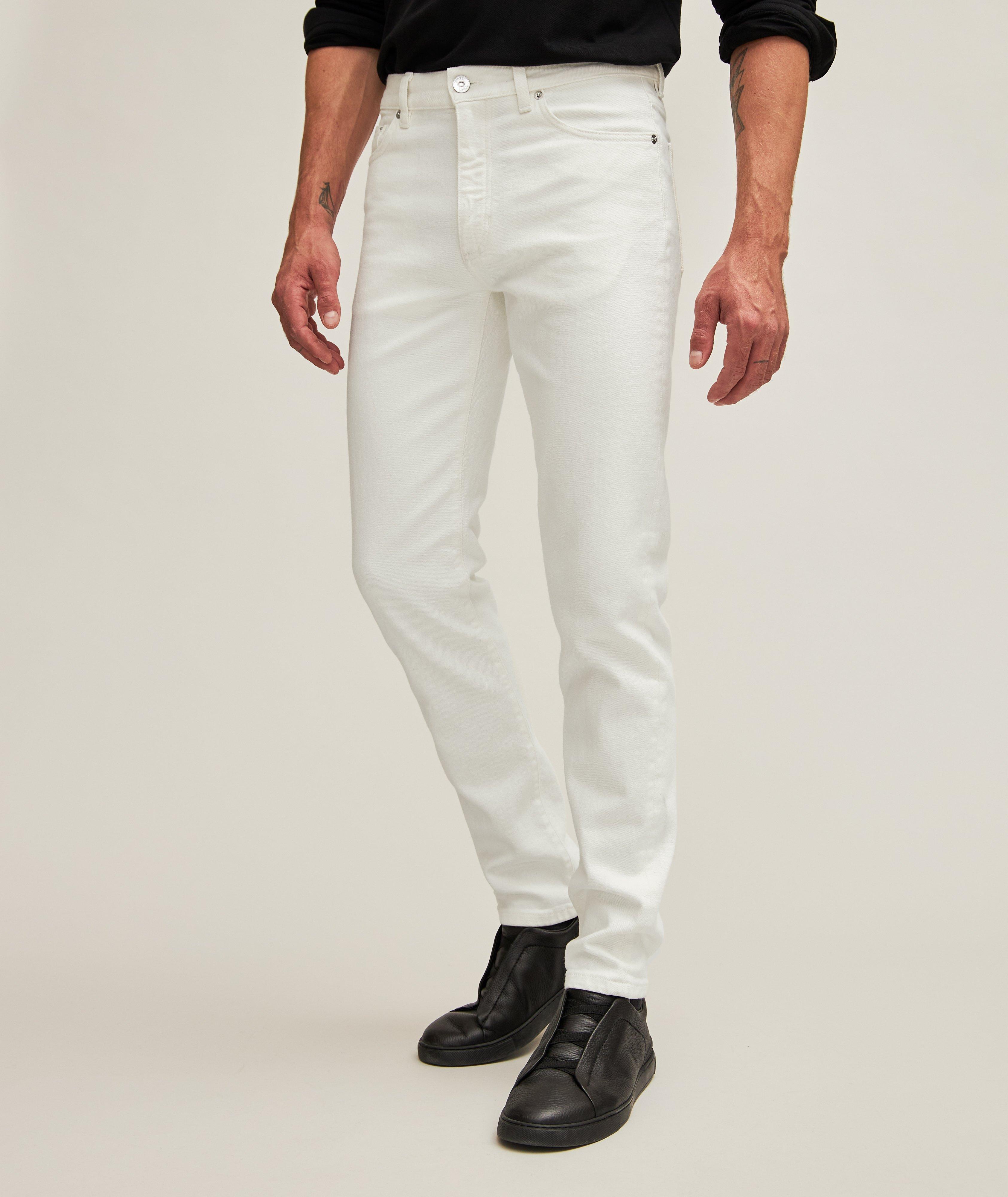 City Stretch-Cotton Five-Pocket Jeans image 1