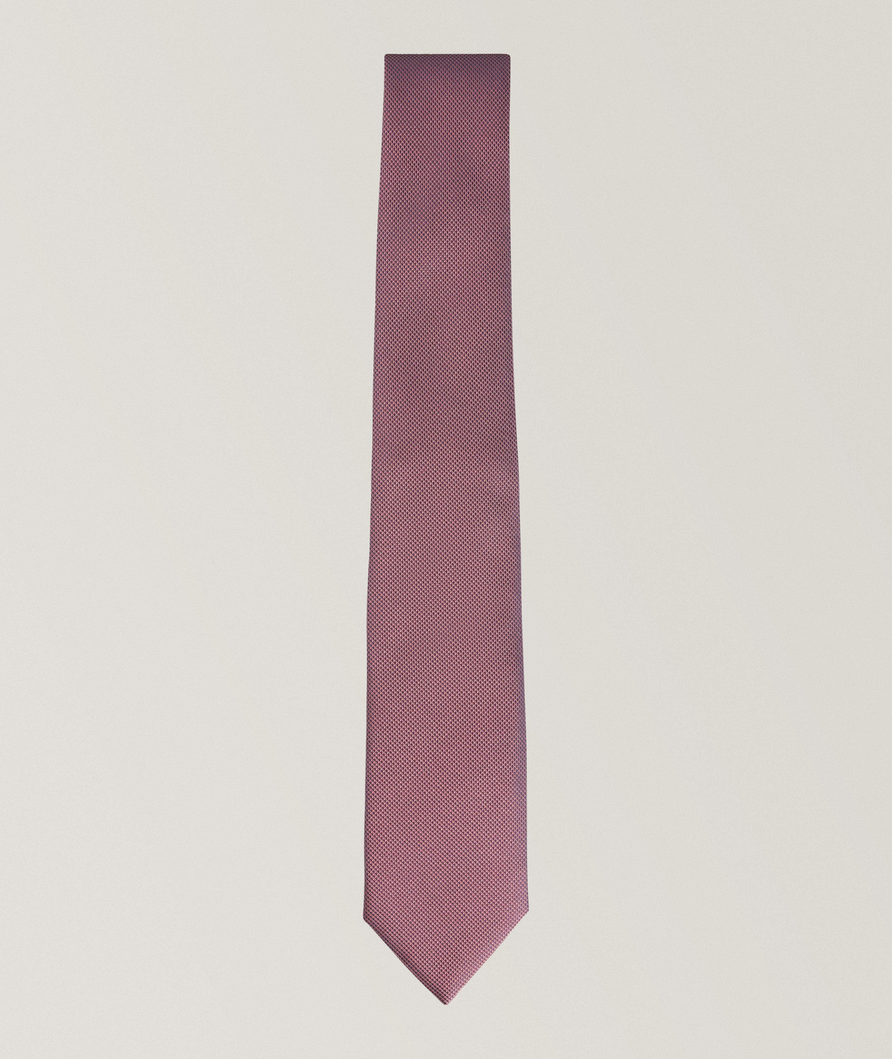 Jacquard Silk-Blend Tie image 0