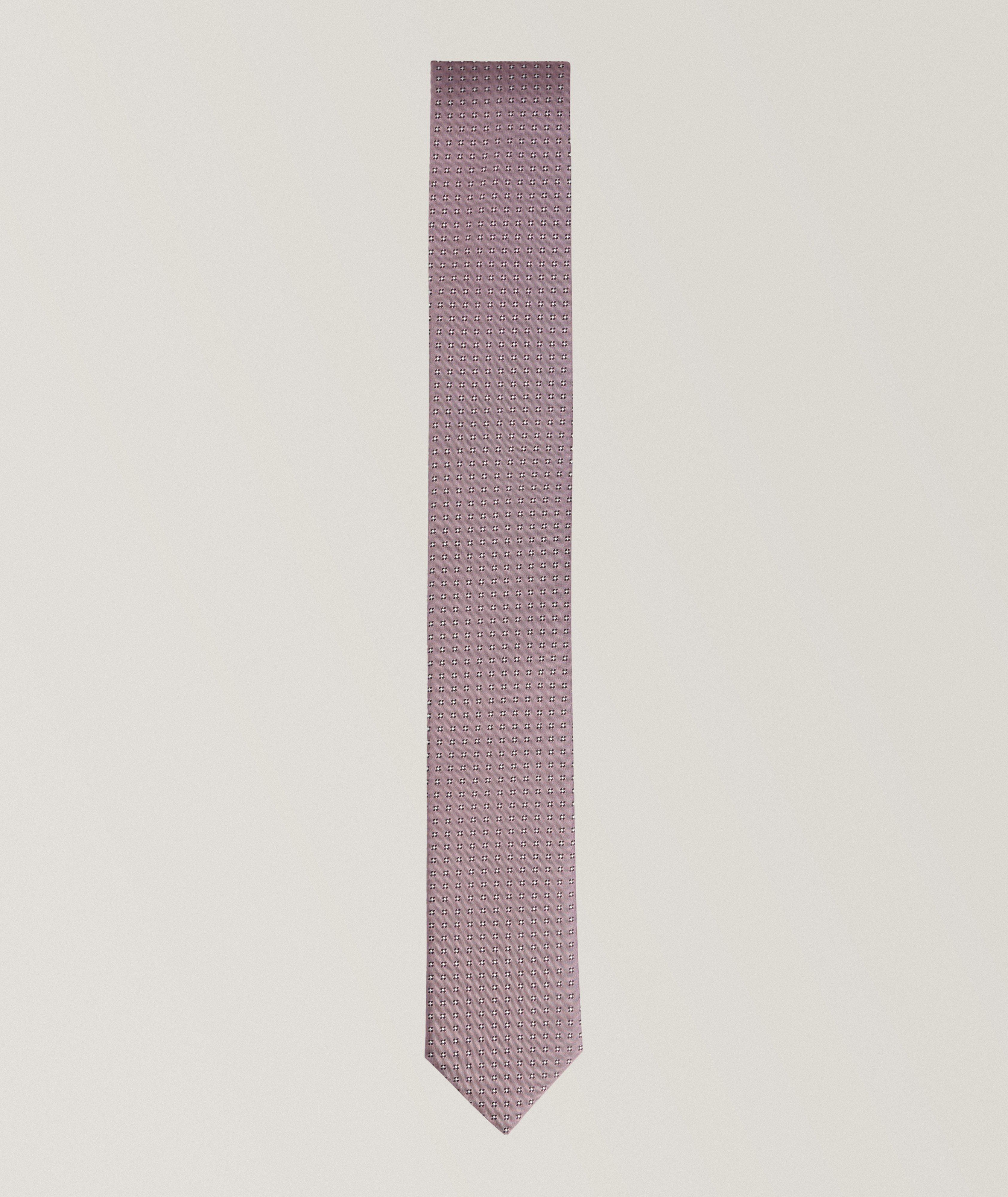 Jacquard Silk-Blend Tie image 0