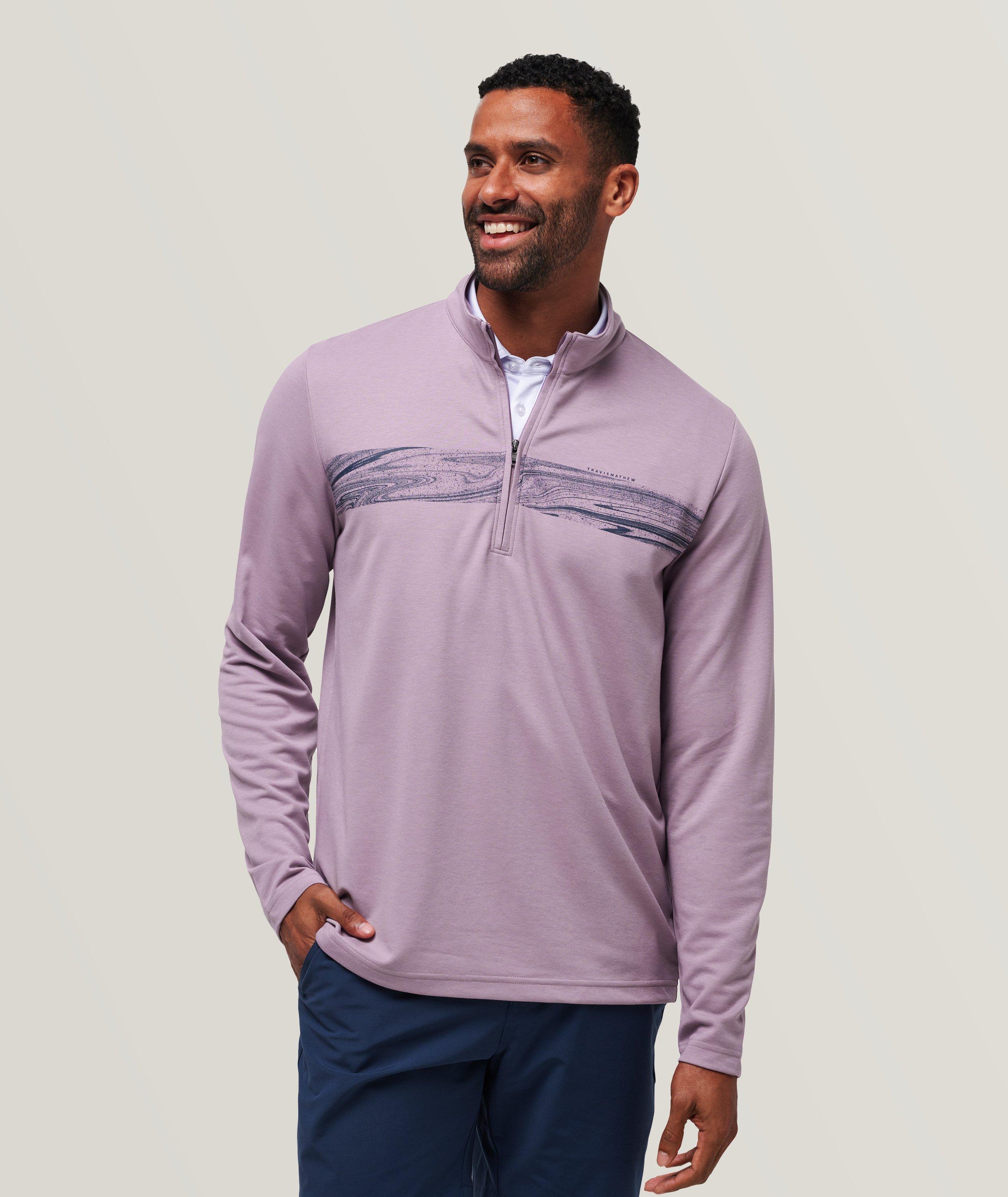 Upgraded Chest Stripe Quarter-Zip Pullover image 0