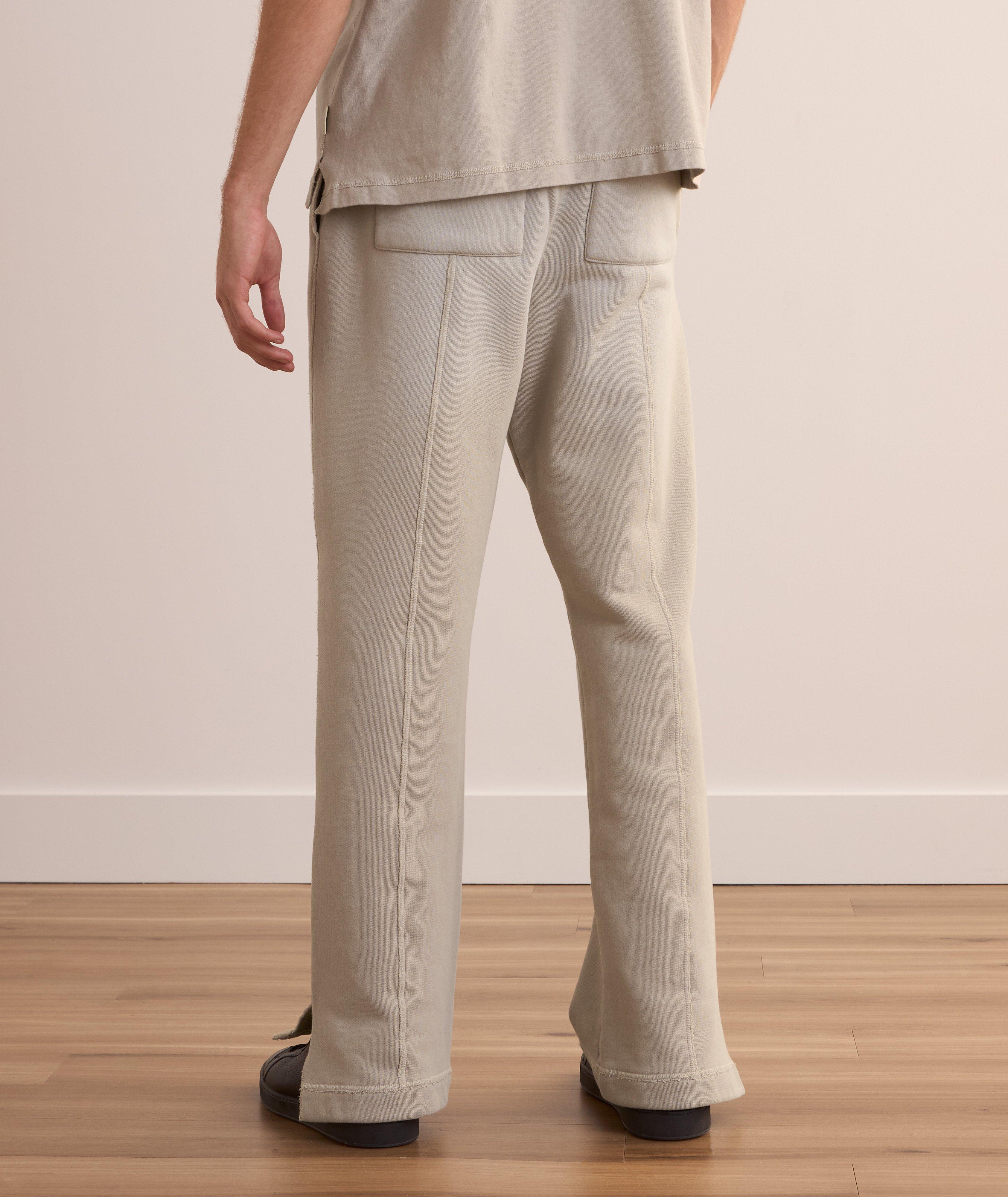 Stepped Hems Cotton Sweatpants image 2