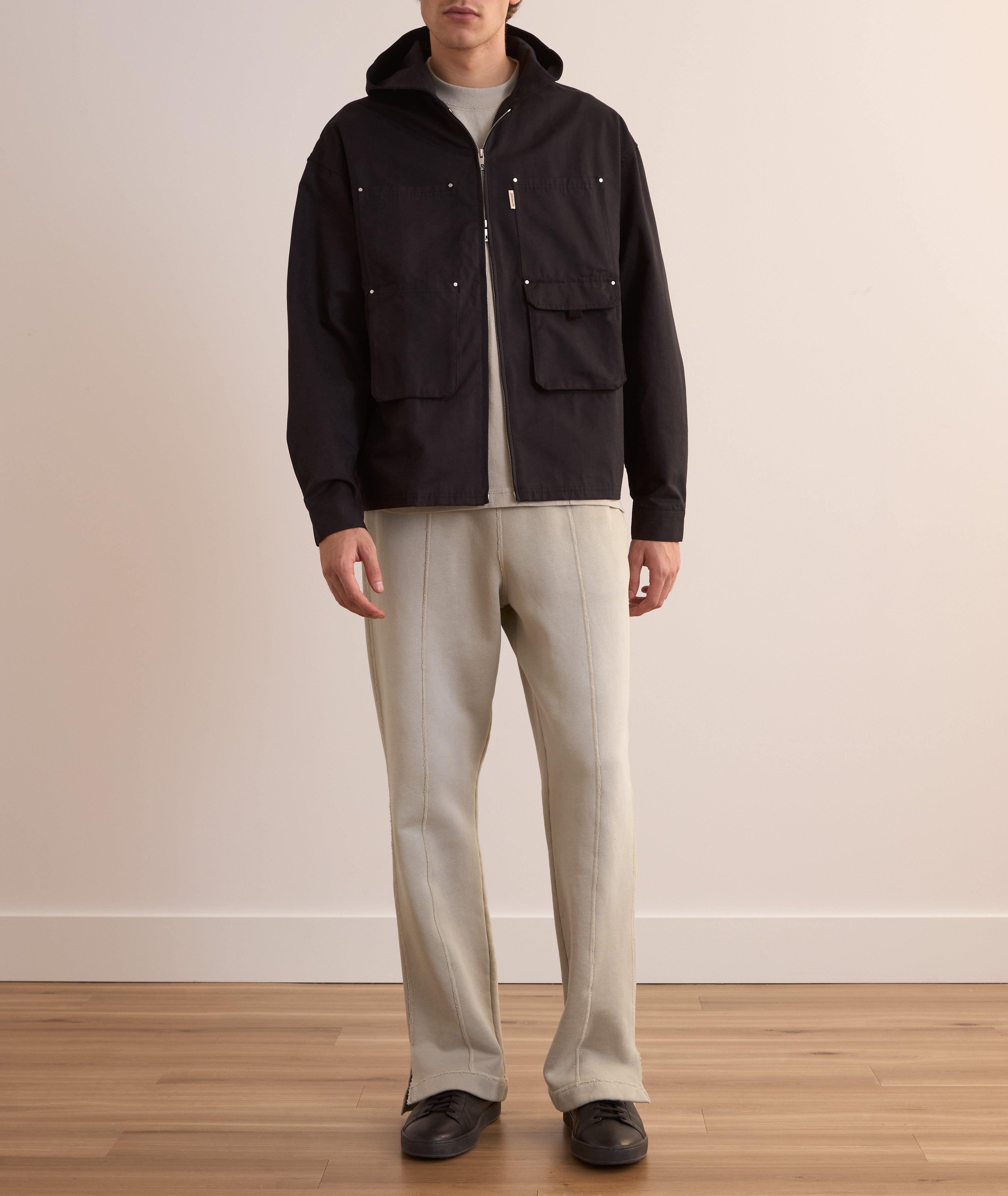 Stepped Hems Cotton Sweatpants image 4