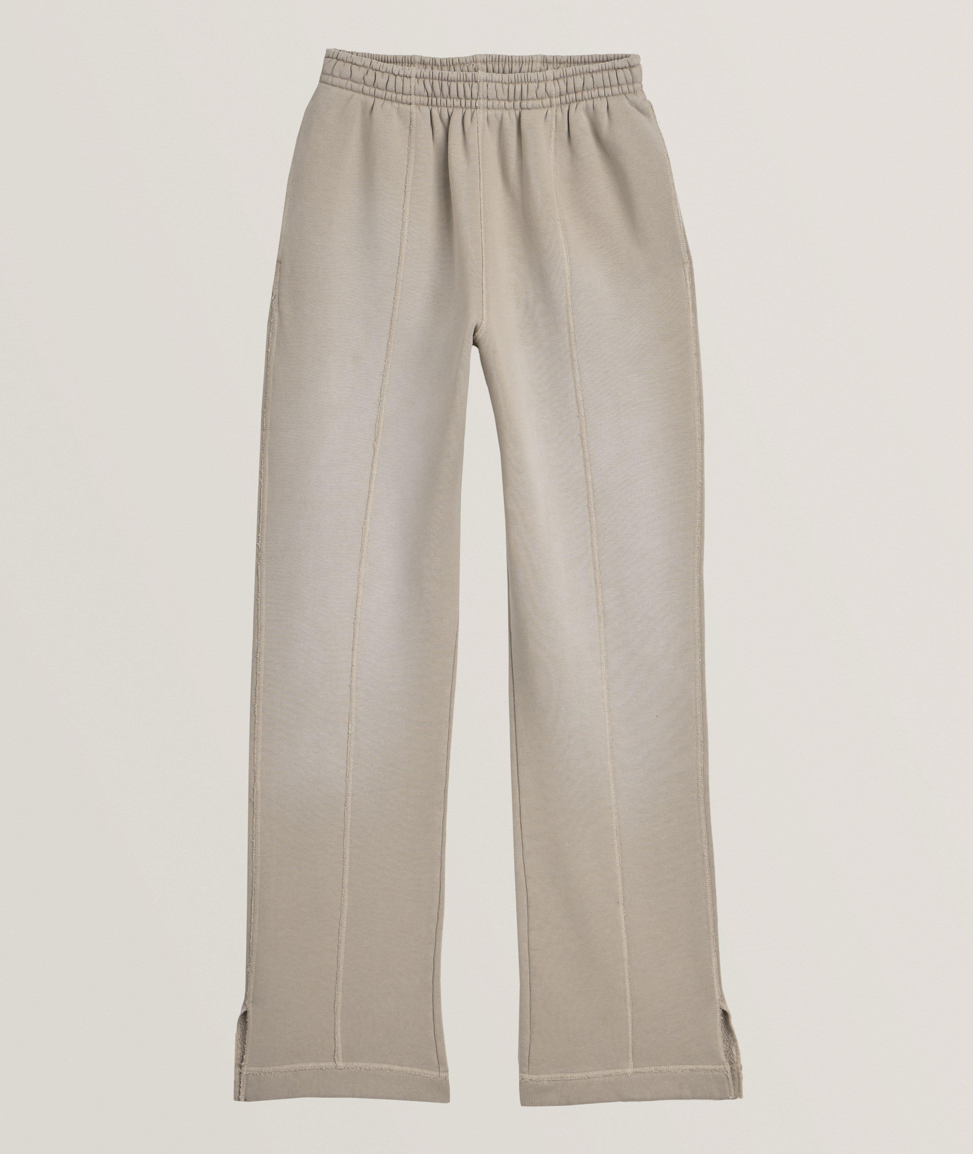 Stepped Hems Cotton Sweatpants image 0