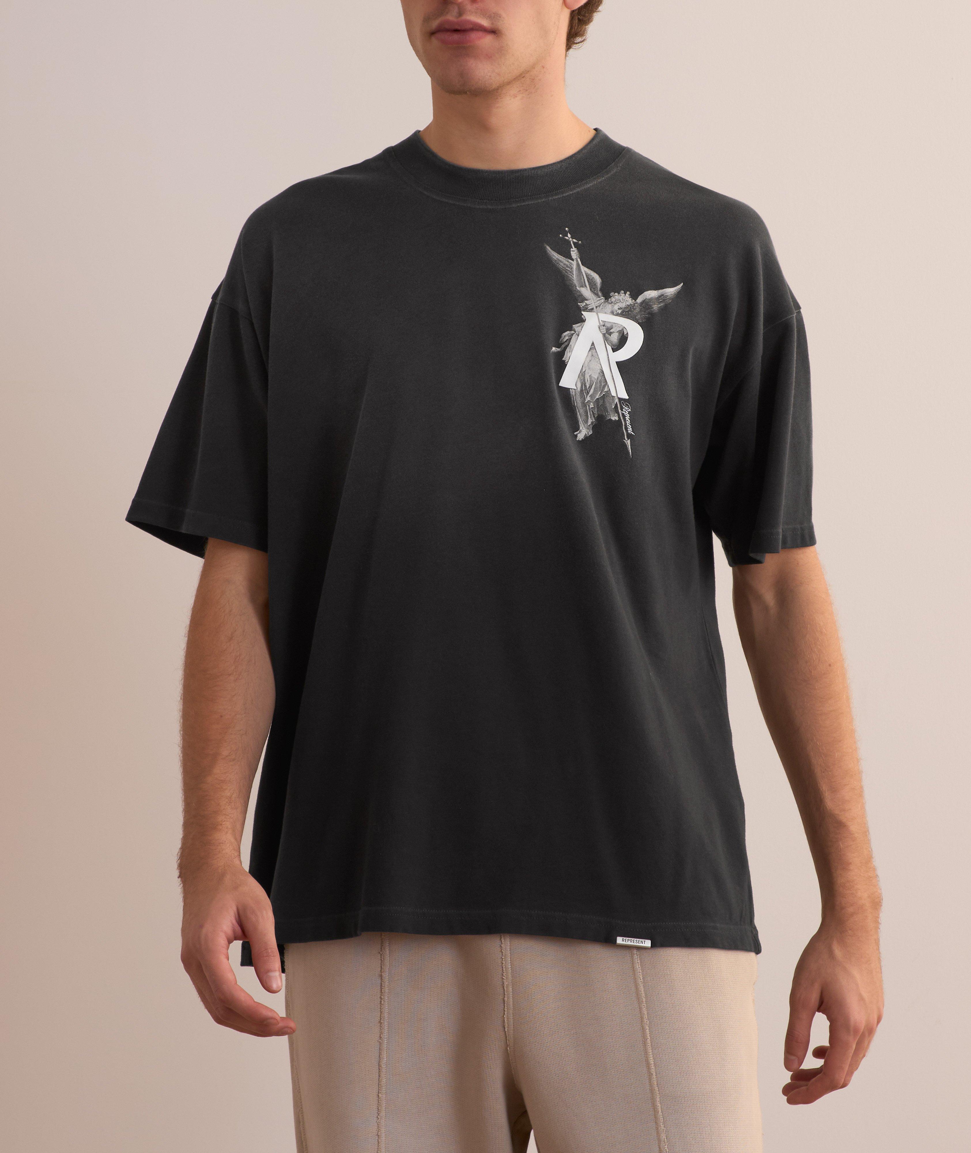 Archangel Graphic Print Cotton T-Shirt image 1