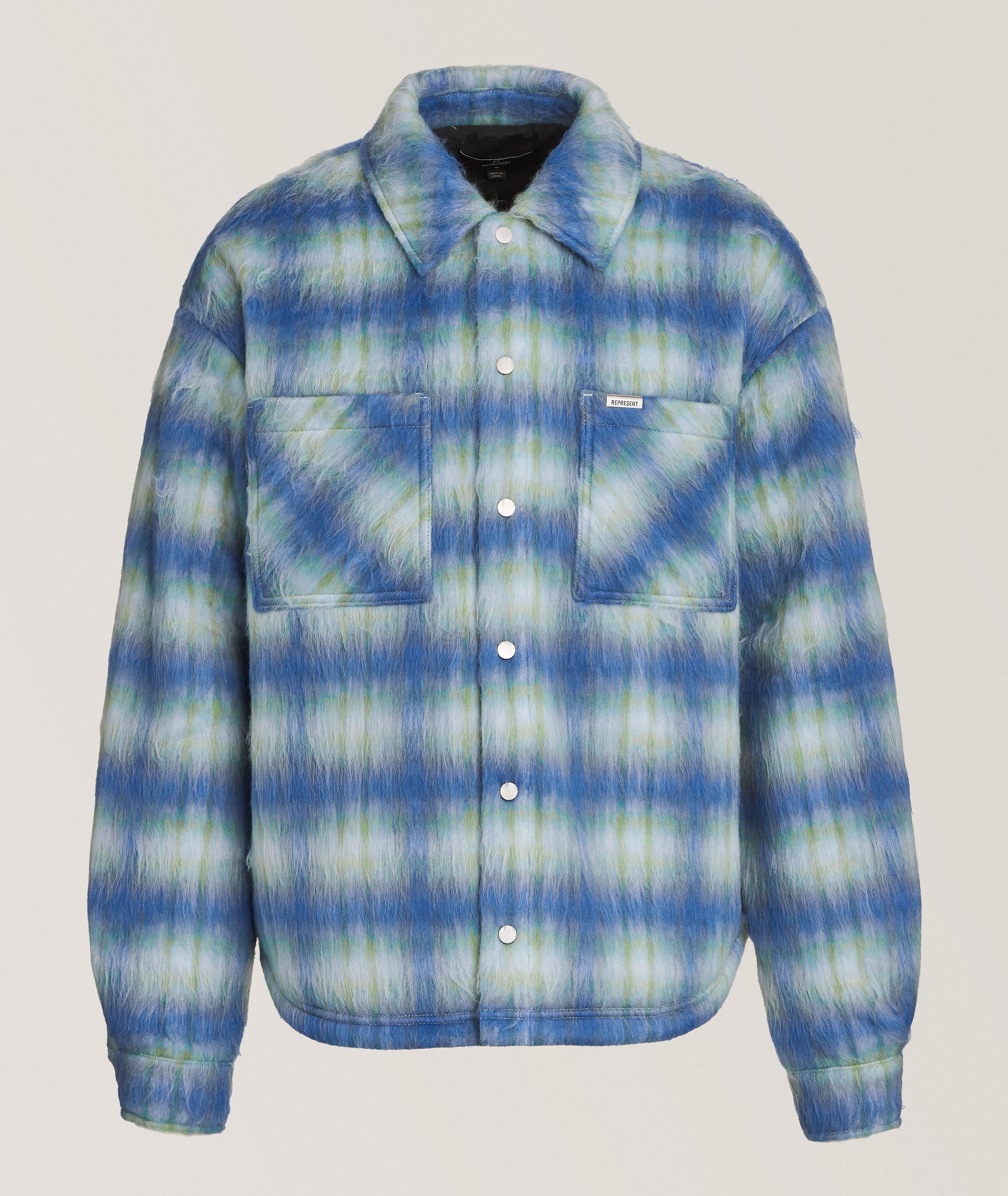 Textured Check Overshirt  image 0