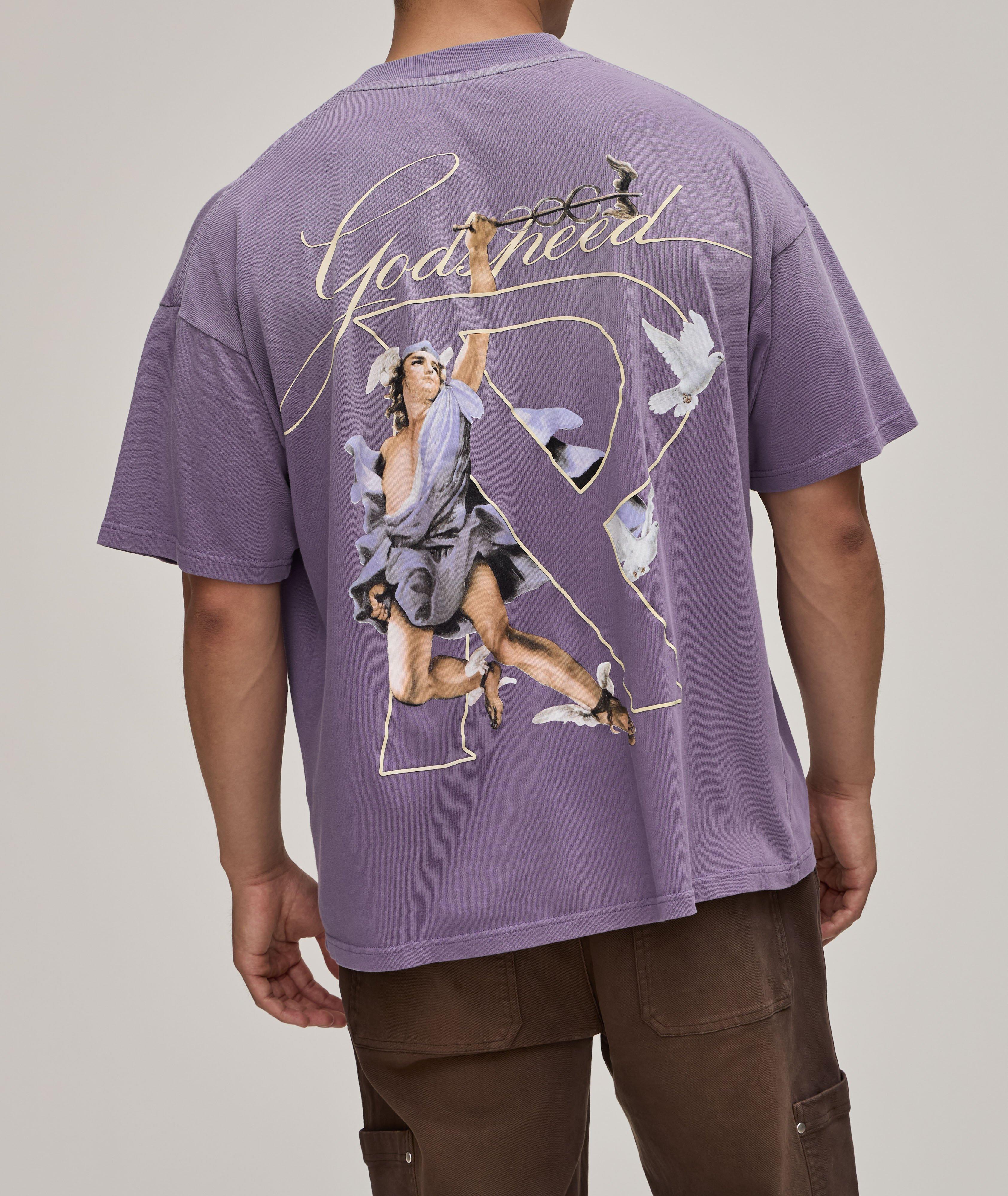 Hermes Graphic Print Cotton T-Shirt image 2