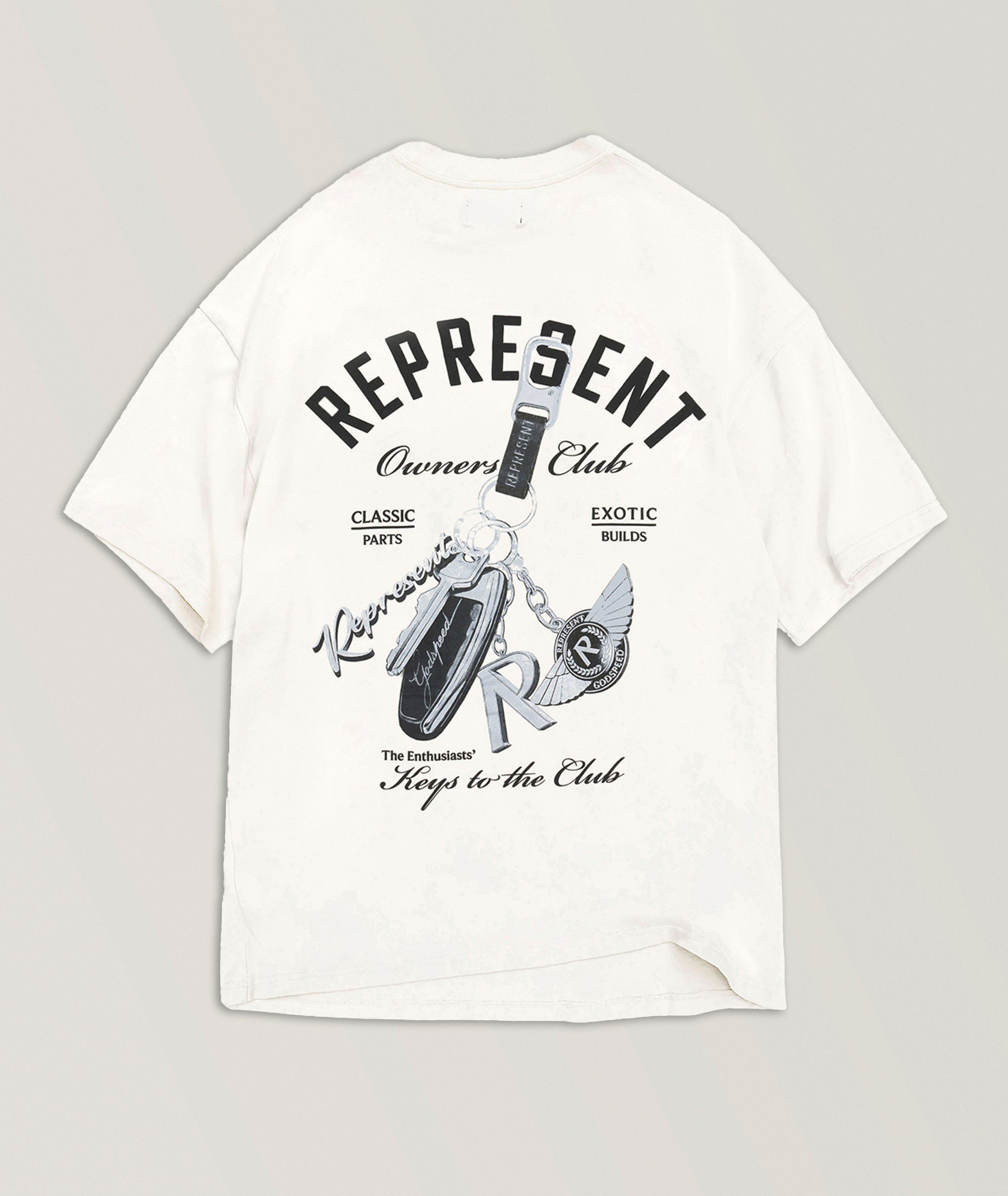 T-shirt en coton à détails graphiques, collection Keys to the Club image 1