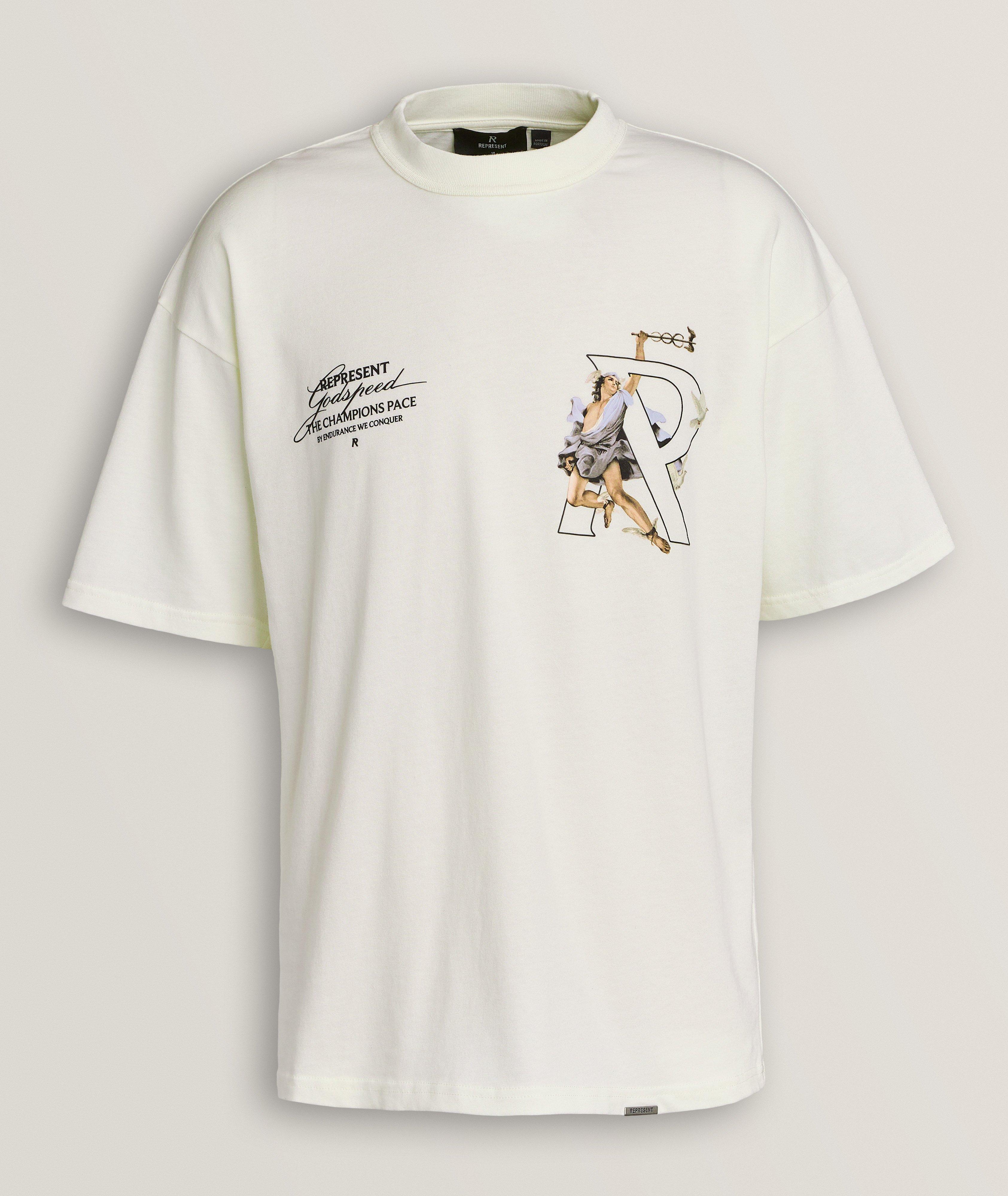 Hermes Graphic Print Cotton T-Shirt image 0