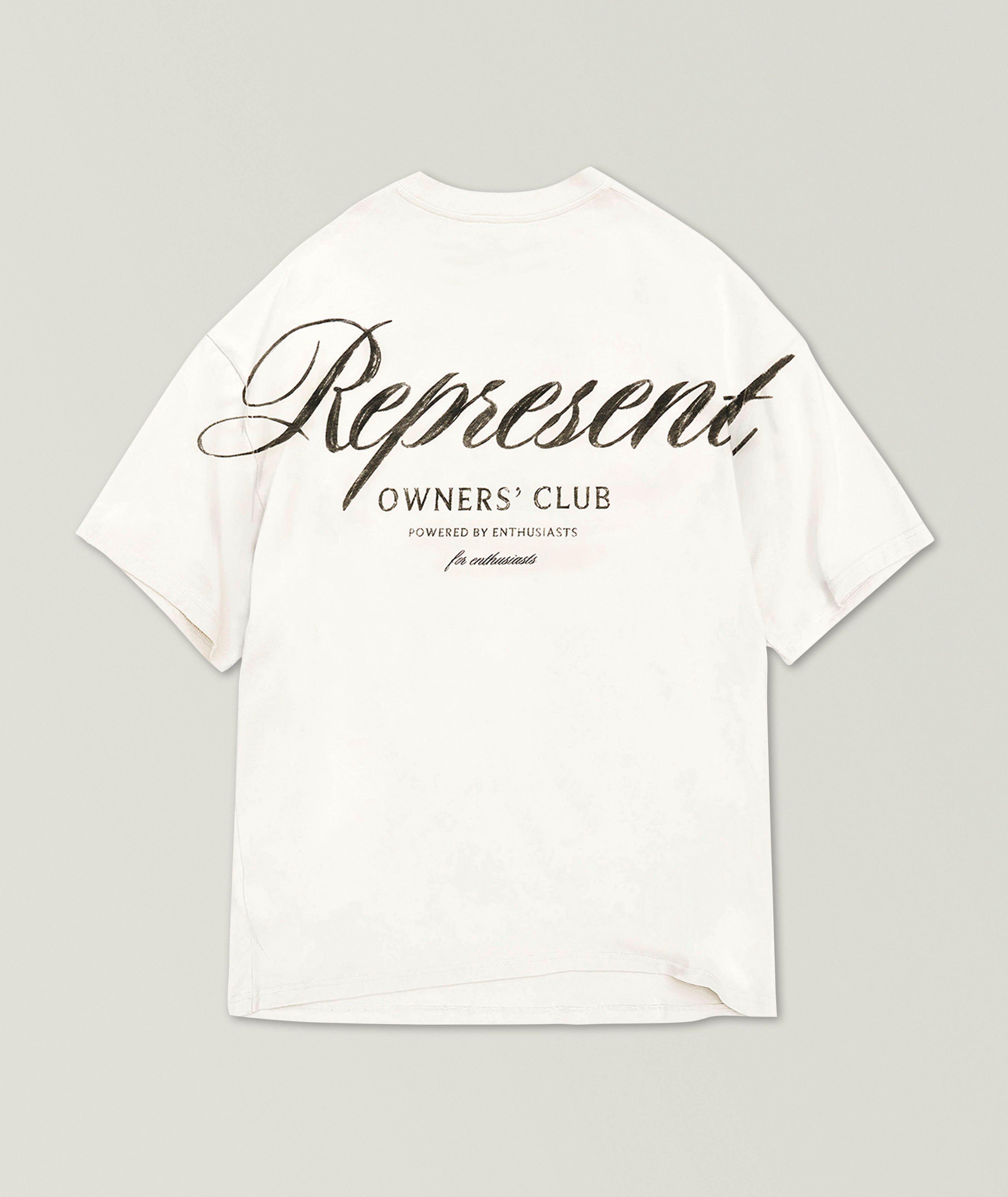 T-shirt en coton avec logos image 1