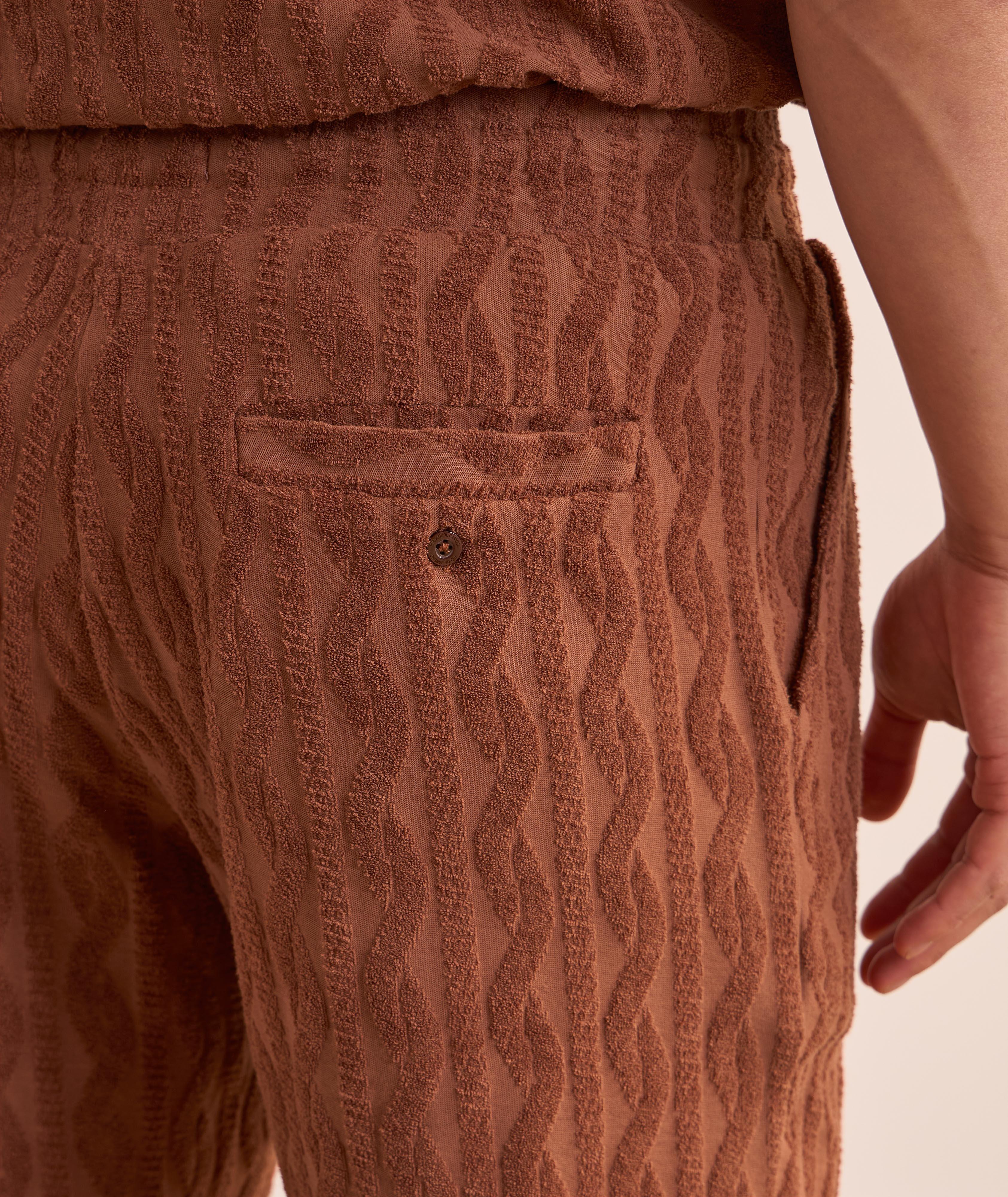 Augusto Terry Jacquard Shorts image 3