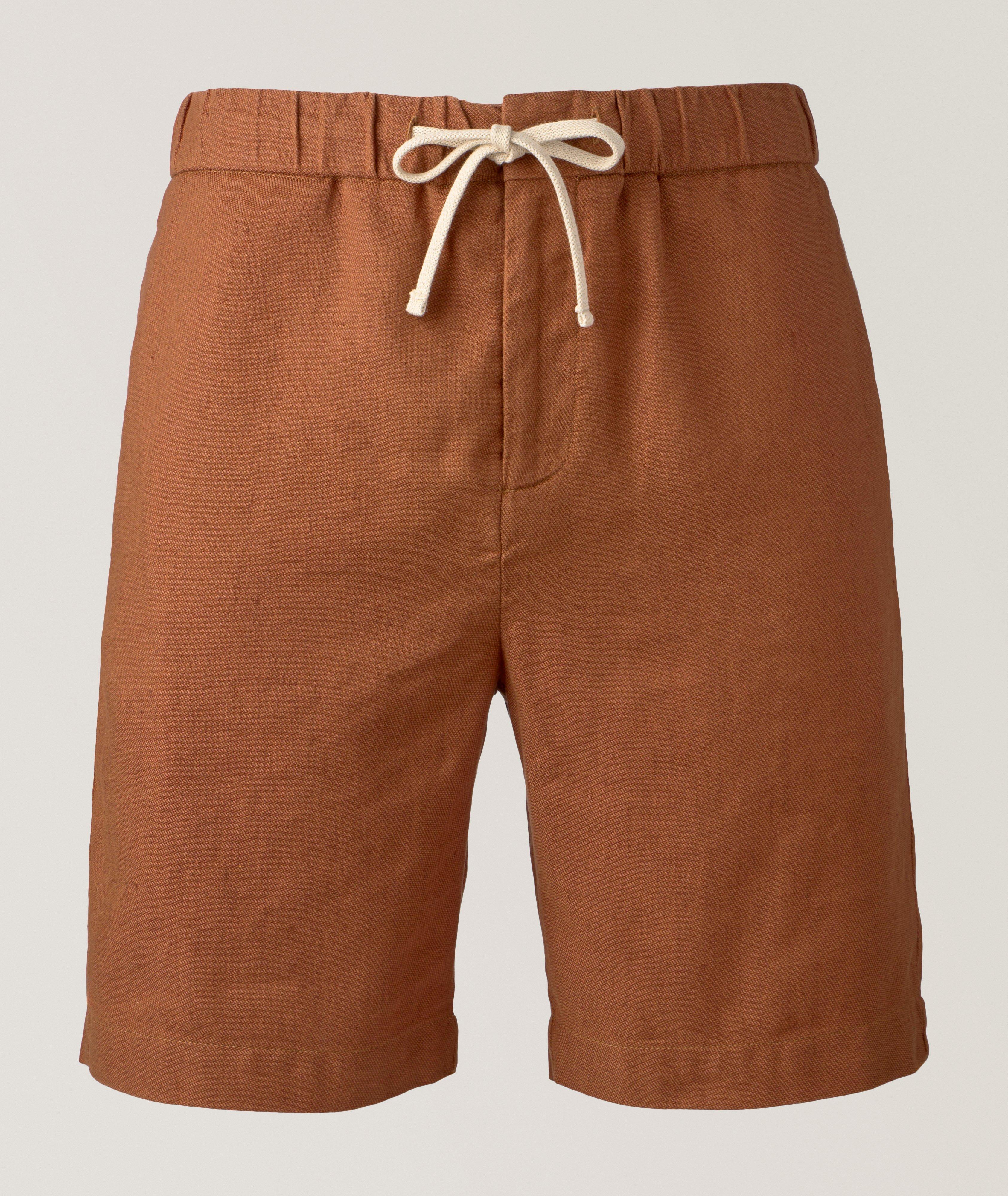 Felipe Twill Linen-Cotton Shorts image 0