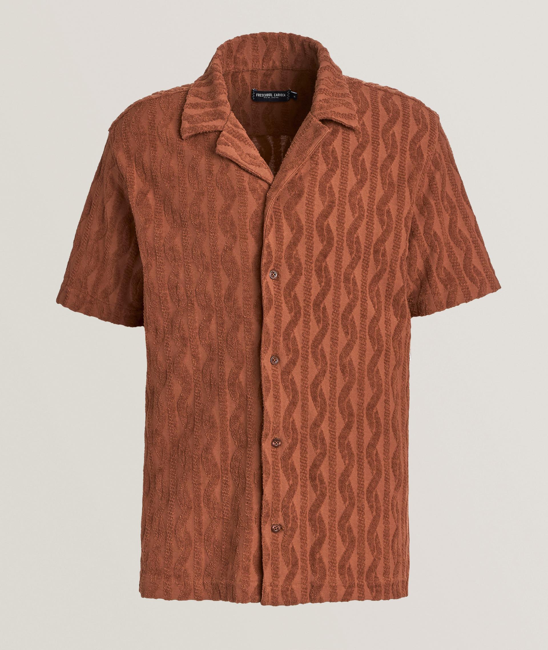 Roberto Jacquard Terry Cotton Shirt image 0