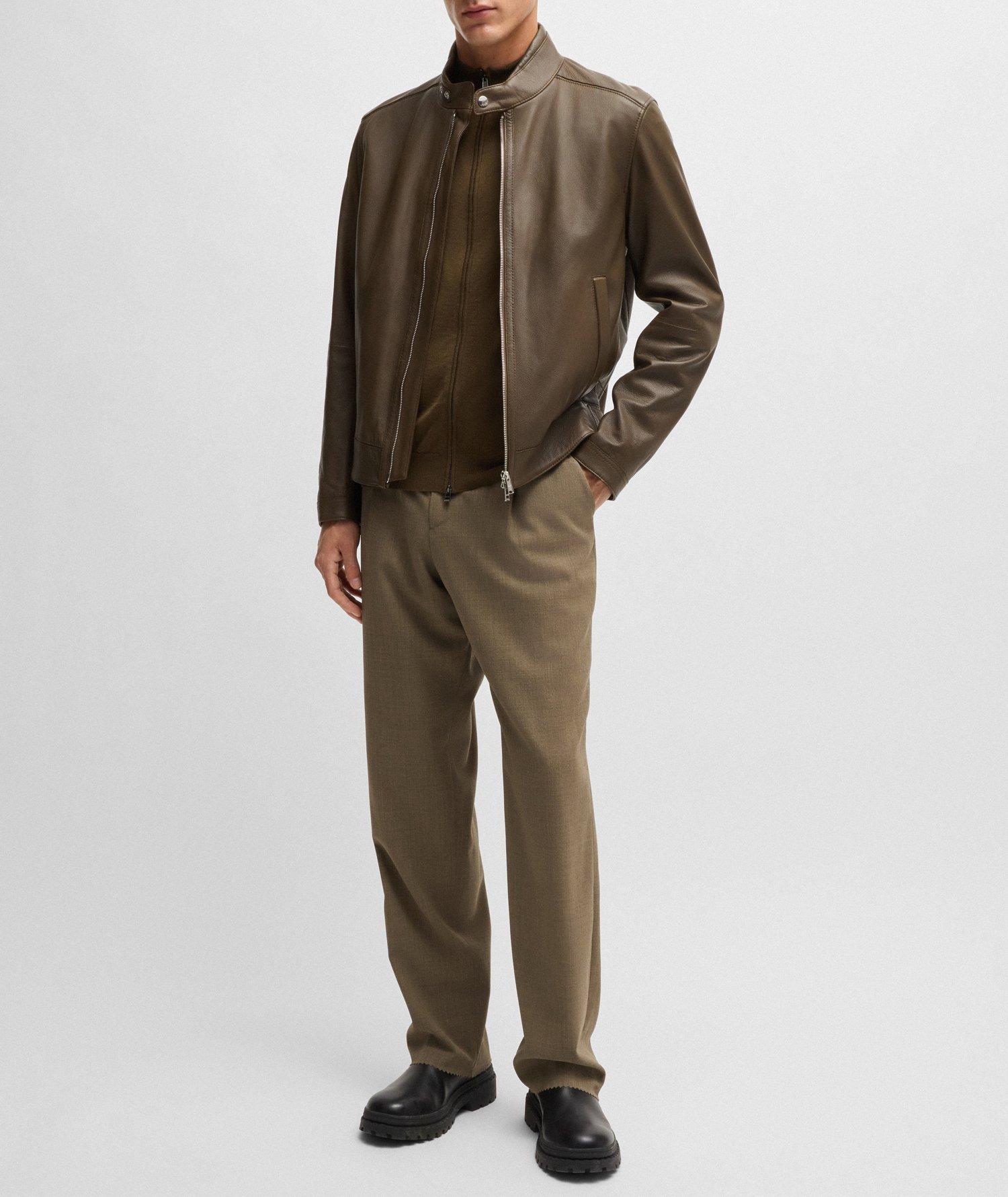 BOSS Mansell Lamb Leather Jacket | Leather | Harry Rosen