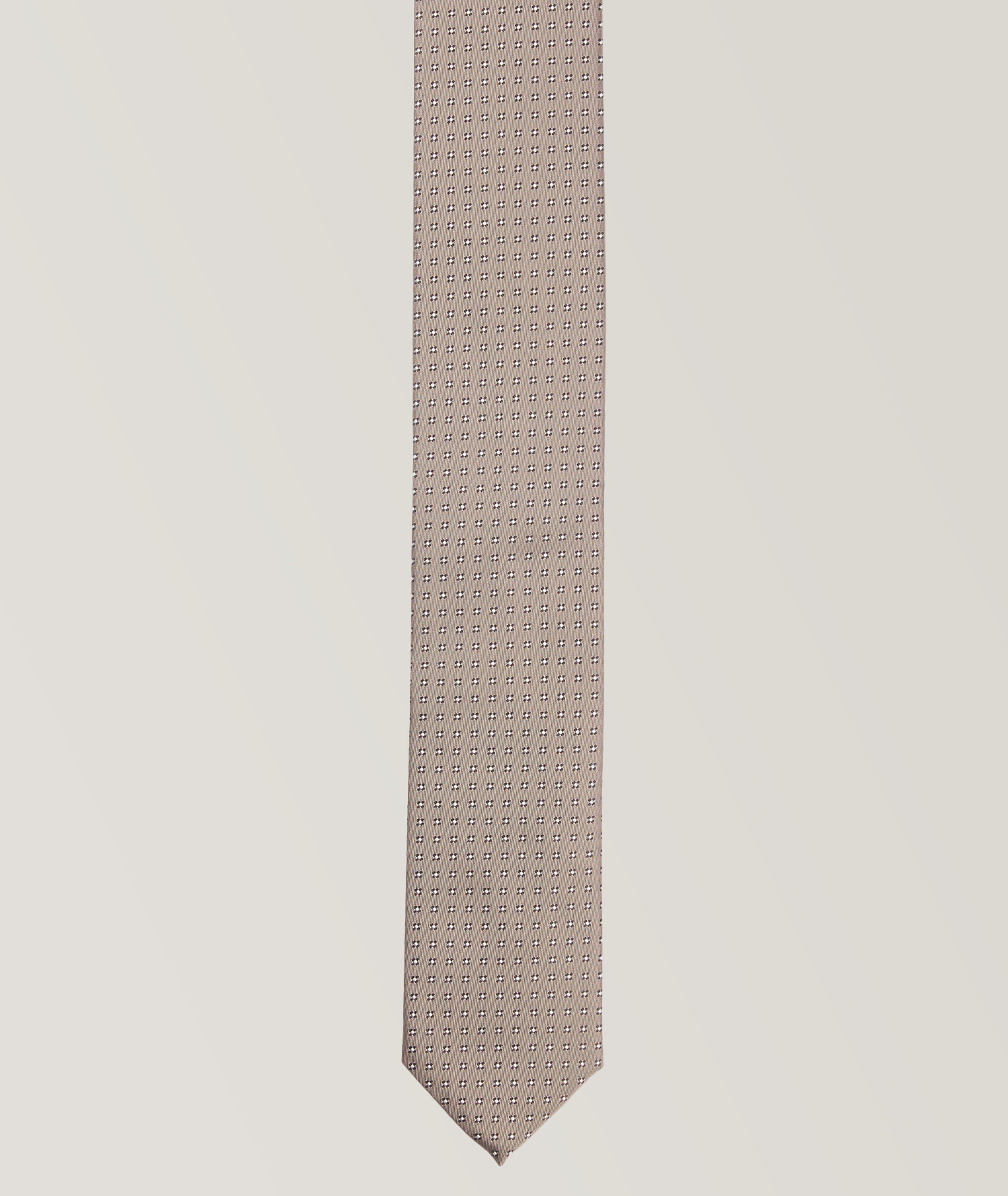 Jacquard Silk-Blend Tie image 0