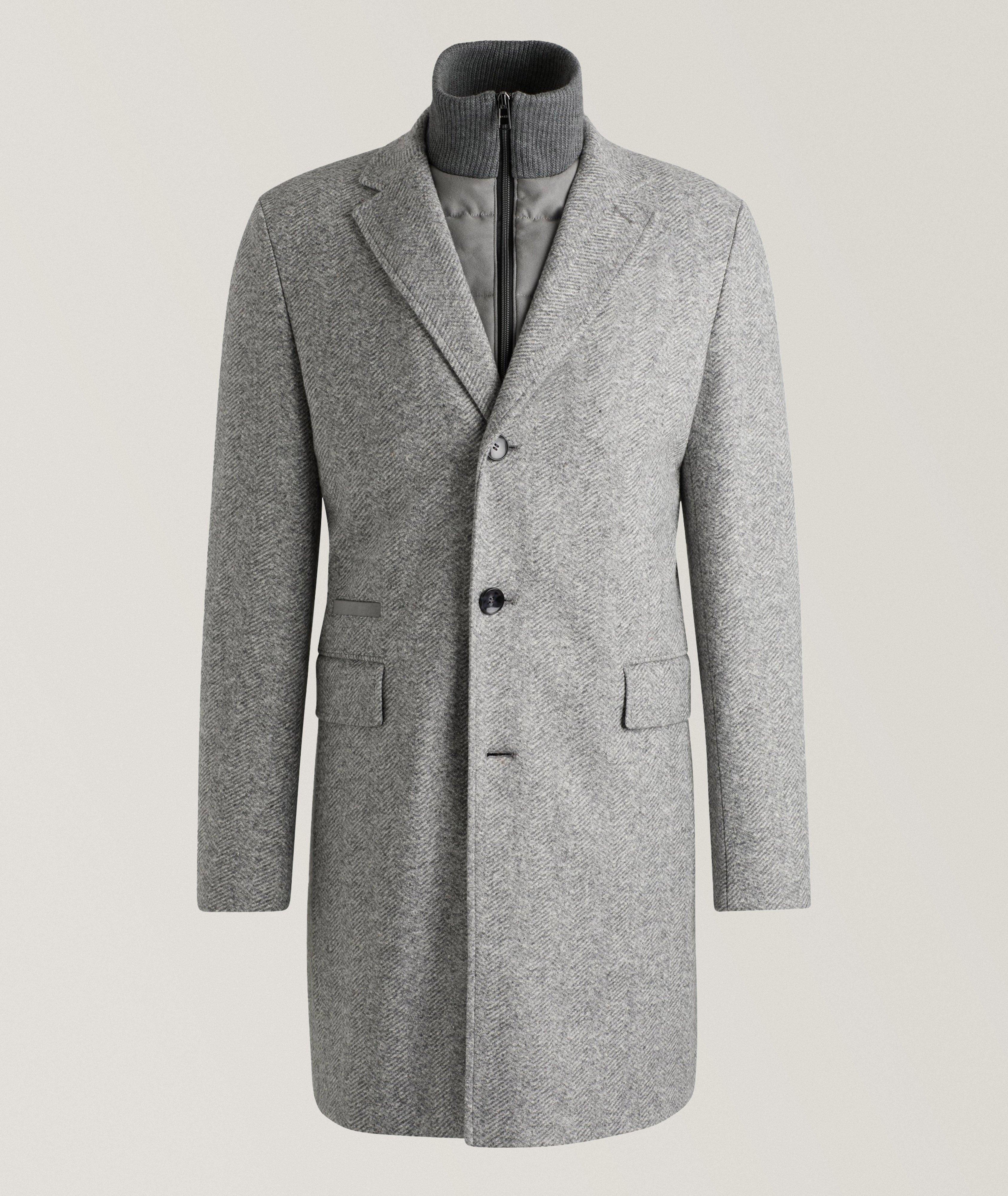 Herringbone Removable Insert Hyde Coat  image 0