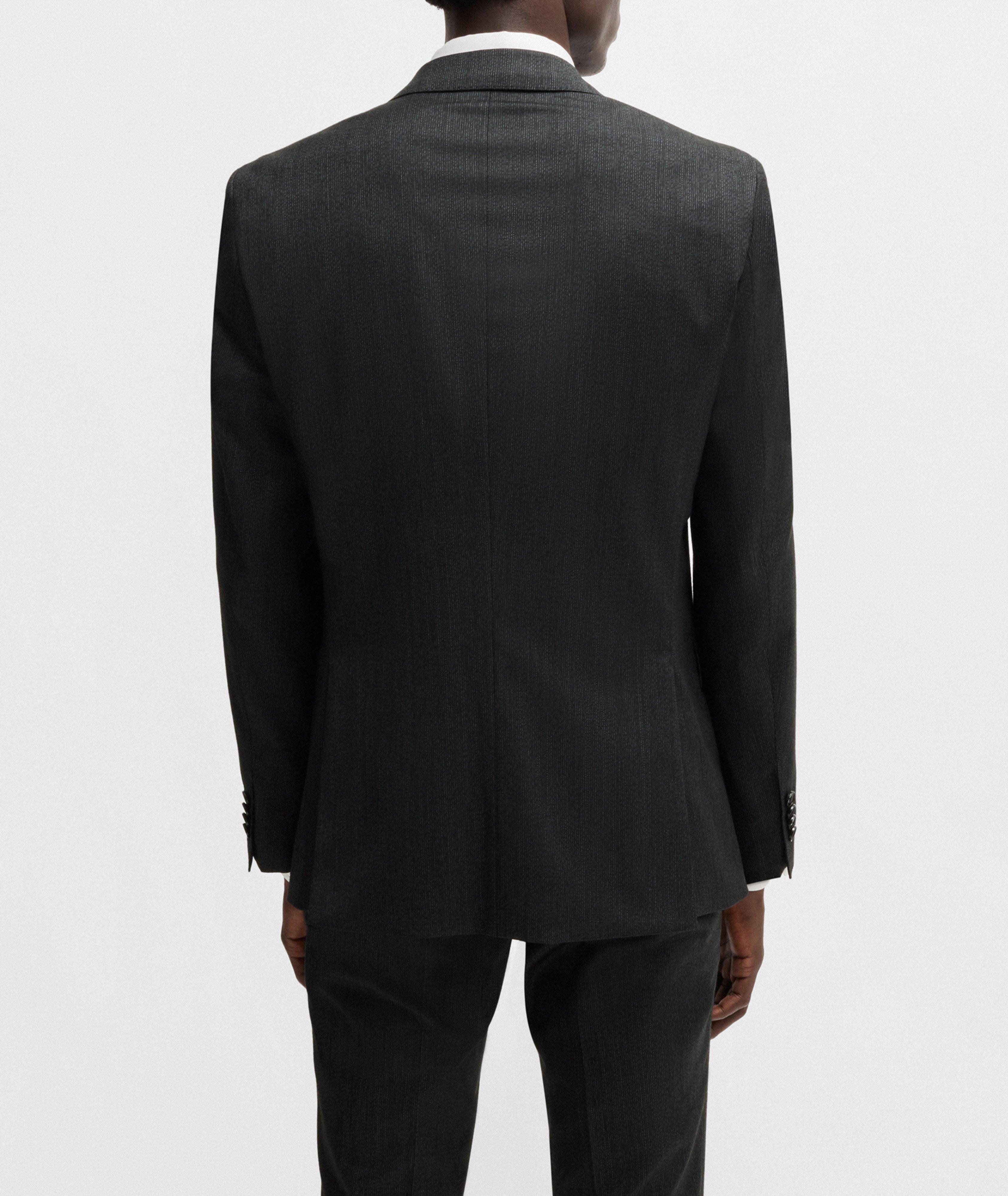 Micro-Patterned Stretch-Wool Suit image 2