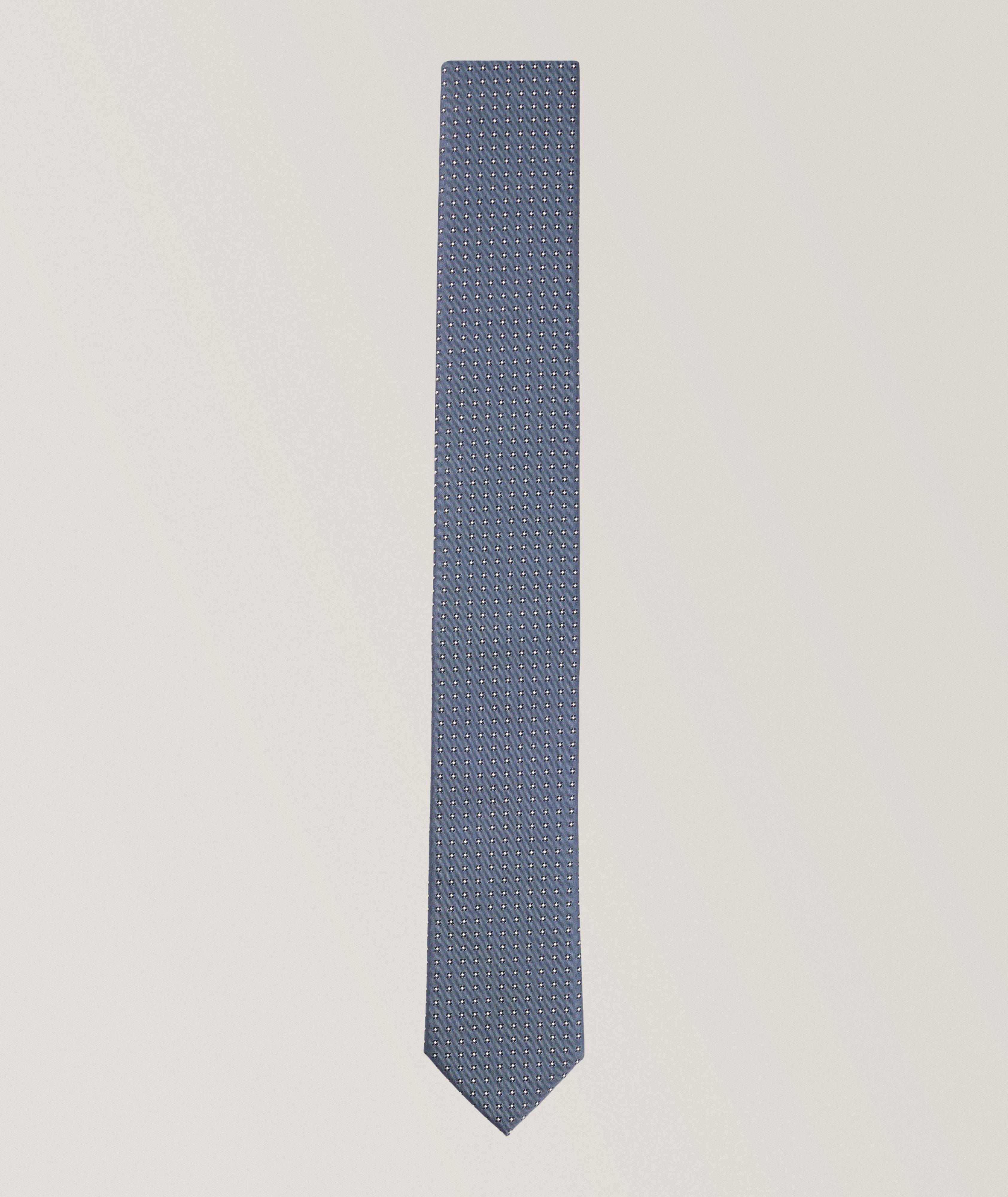 Jacquard Silk-Blend Tie image 0