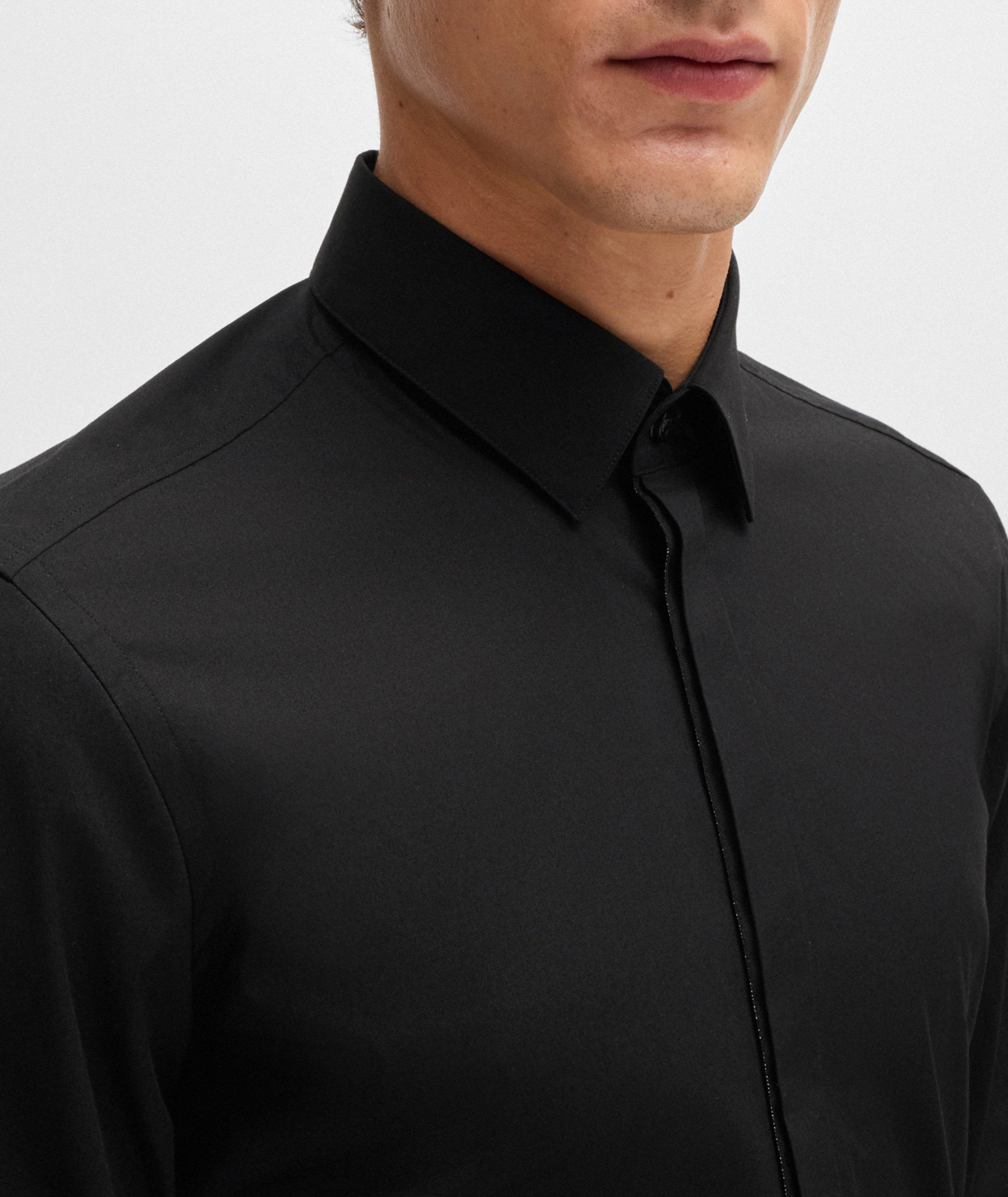 Hank Stretch-Cotton Poplin Dress Shirt image 3