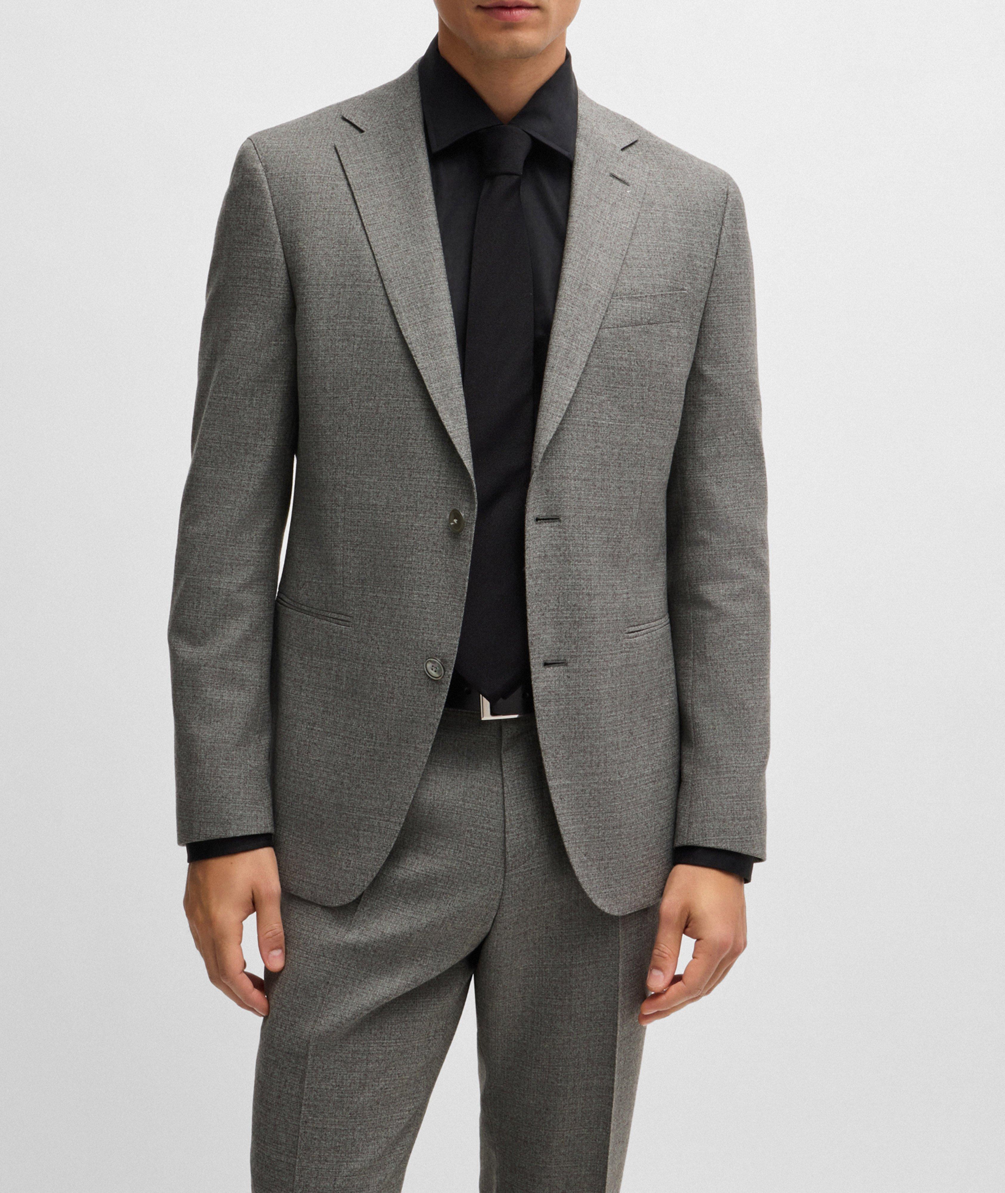 Micro Patterned Stretch-Wool Suit image 2