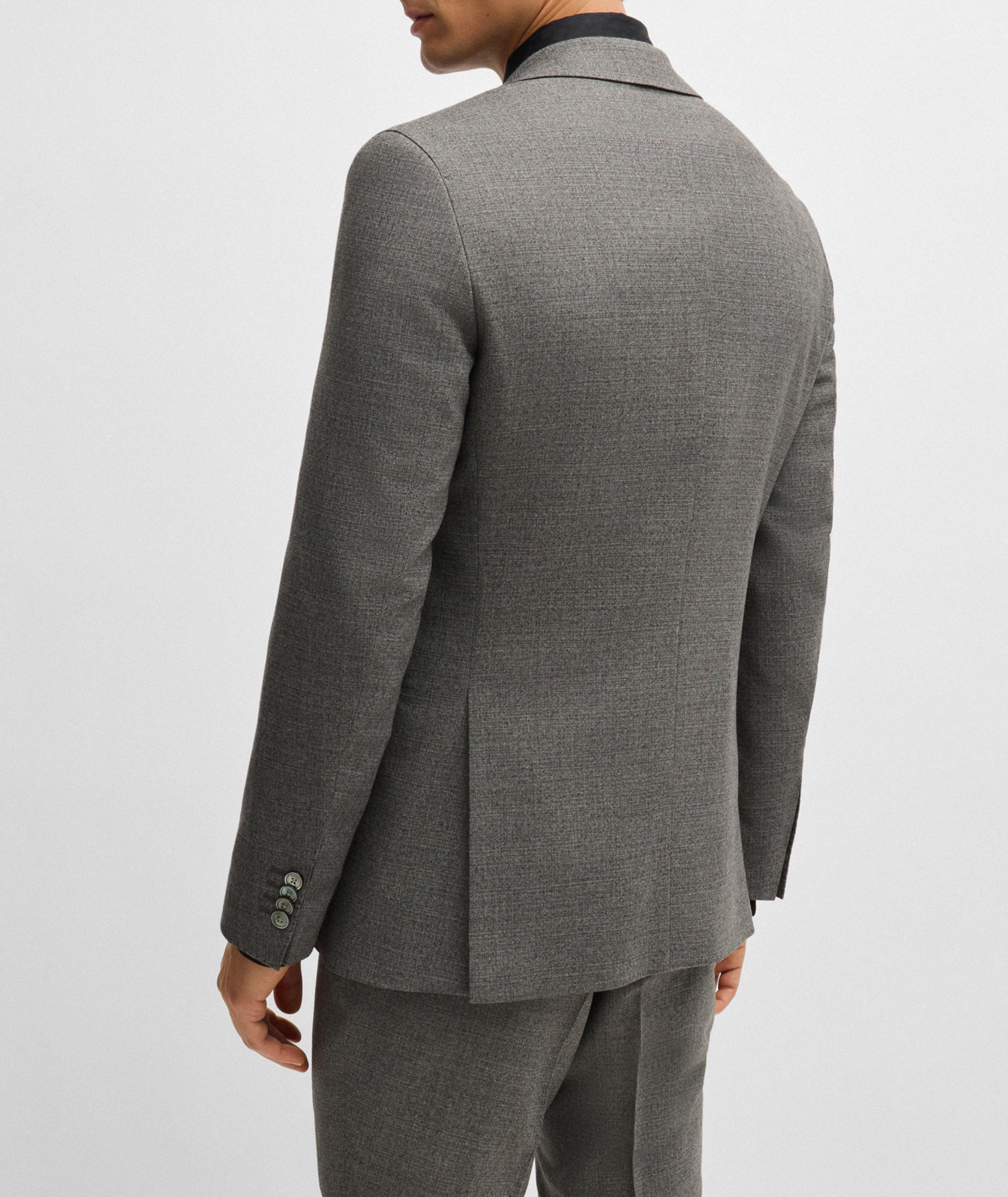 Micro Patterned Stretch-Wool Suit image 3