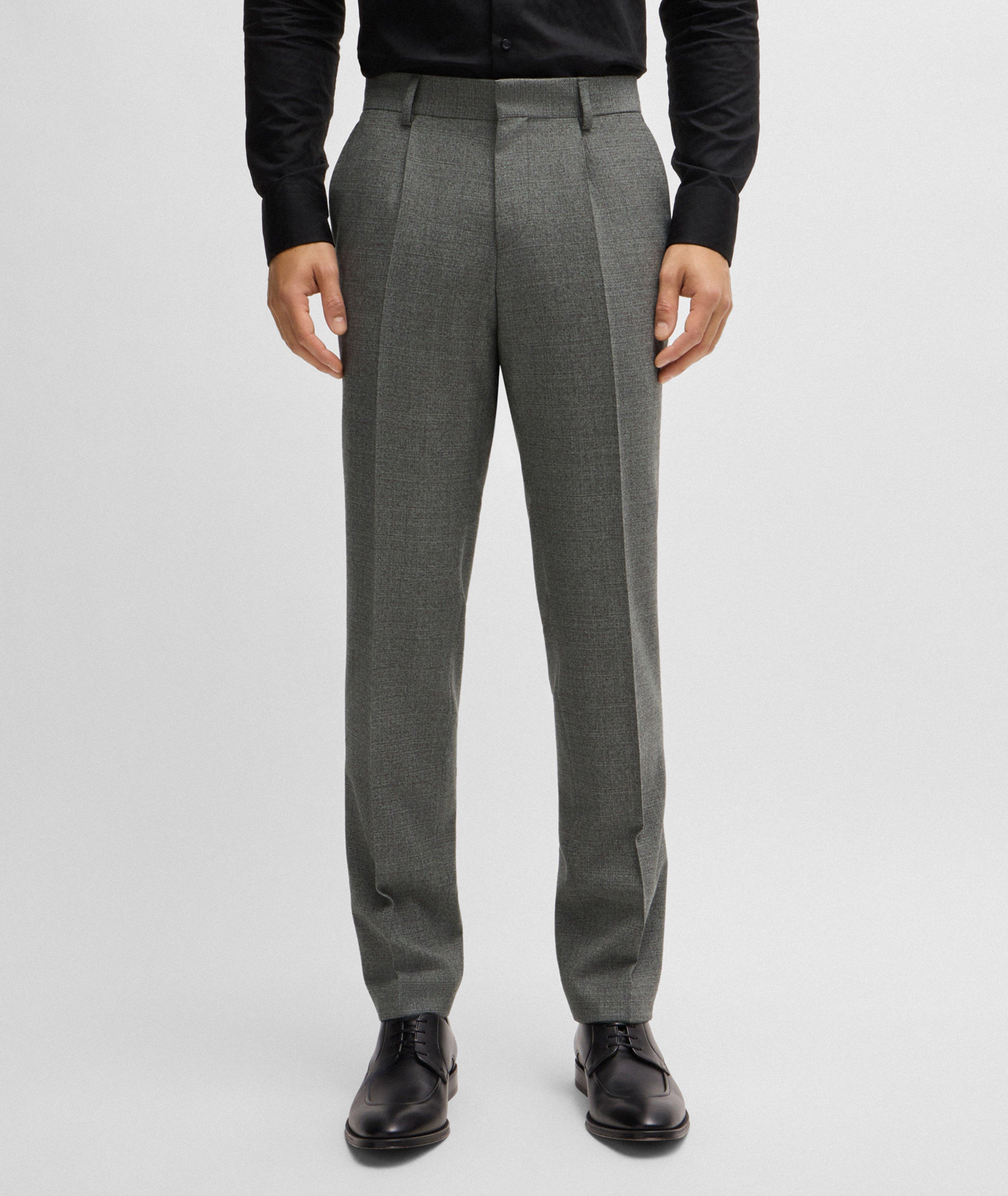 Micro Patterned Stretch-Wool Suit image 5