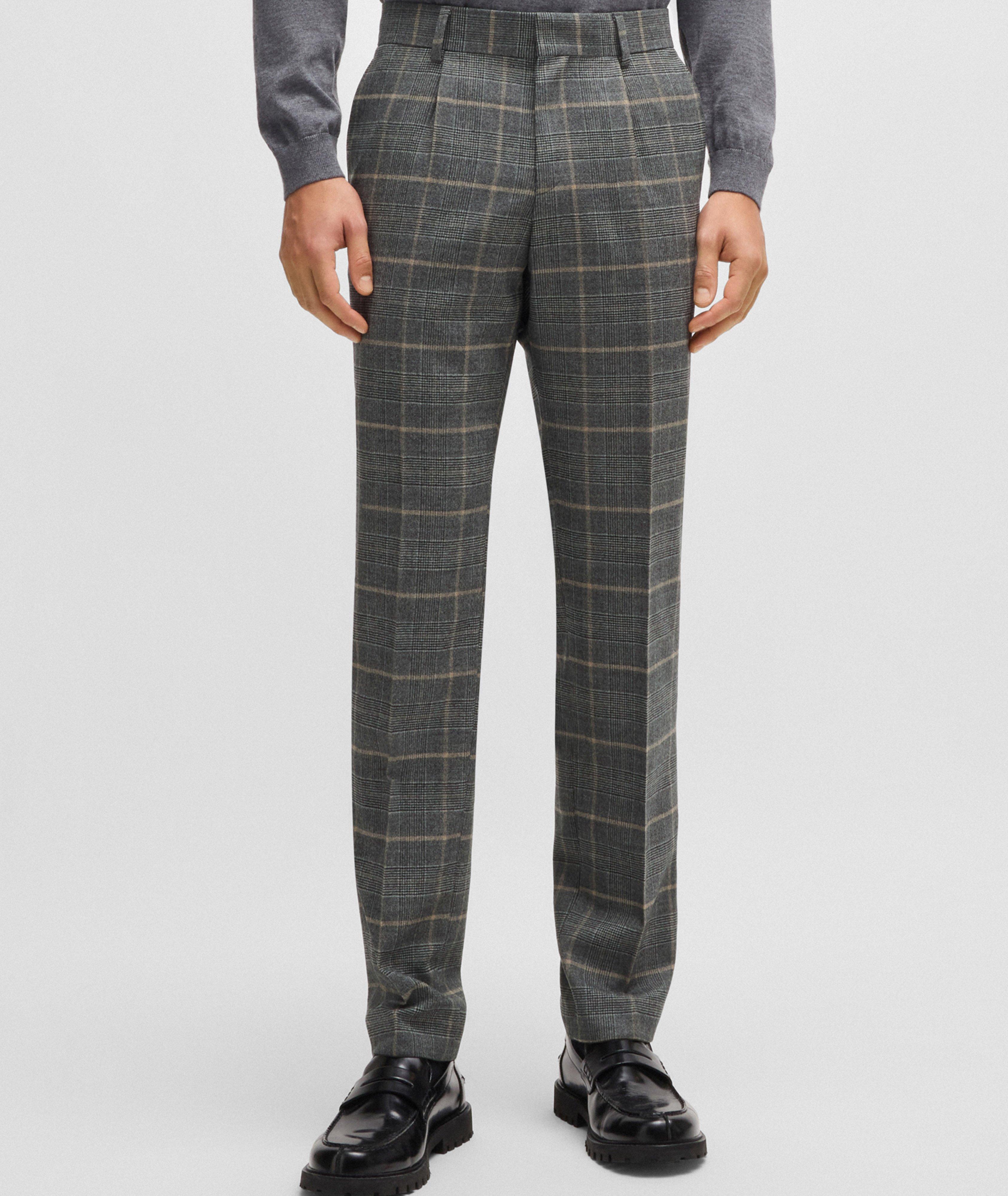 Check Stretch-Virgin Wool Suit image 4
