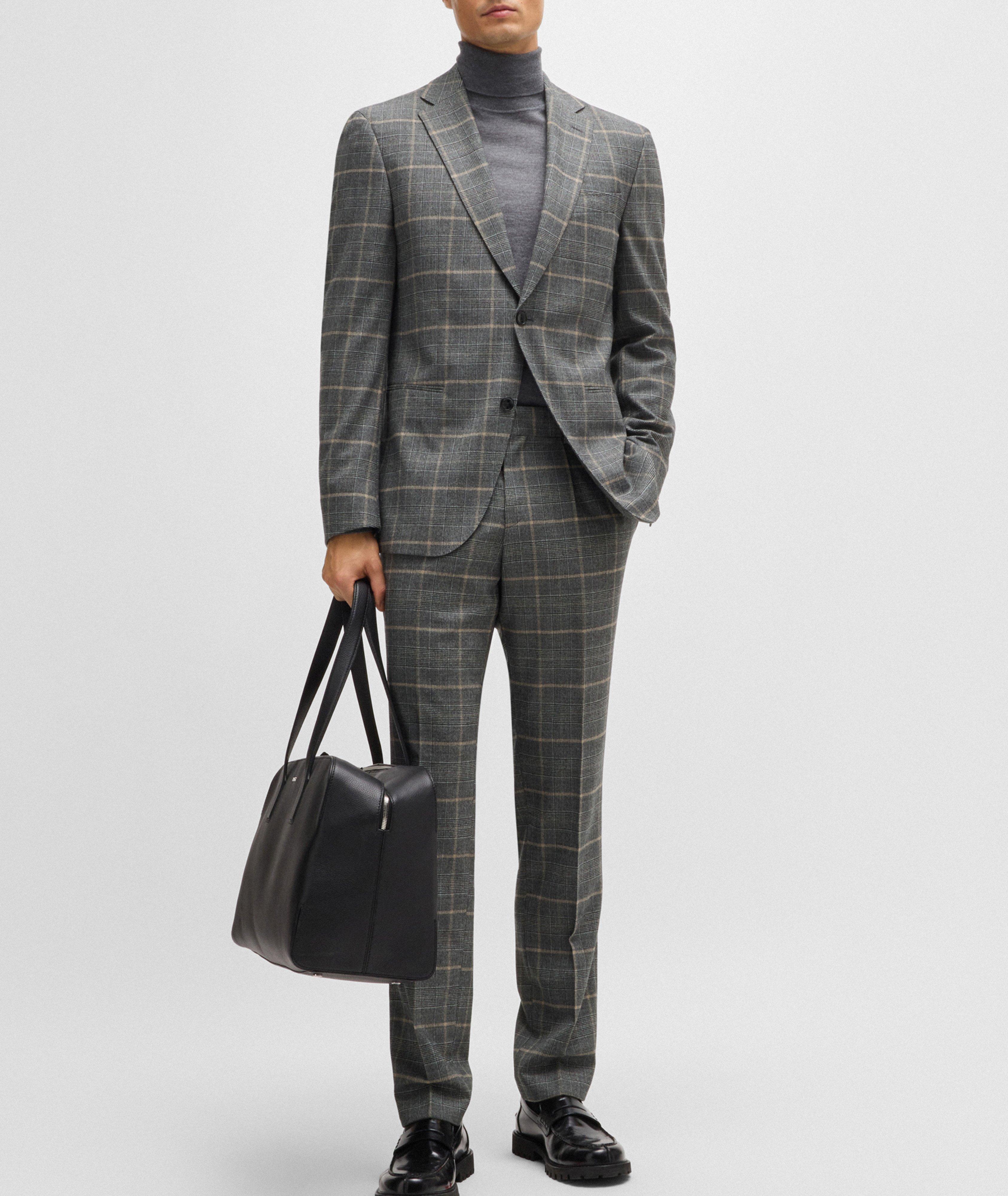 Check Stretch-Virgin Wool Suit image 7