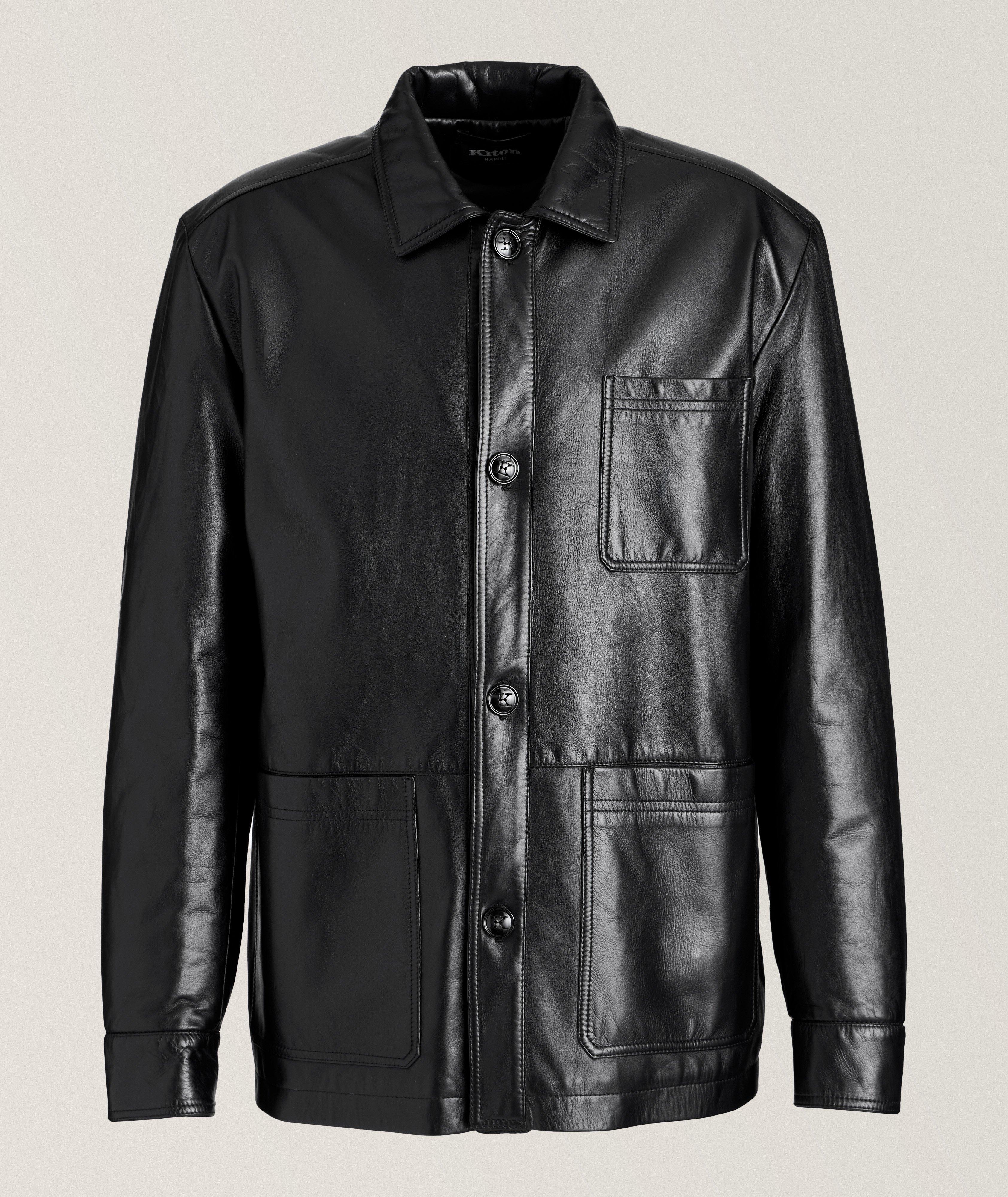 ジャケット Kiton D59674K0920F02007 Coats Leather jacket s-l400.jpg