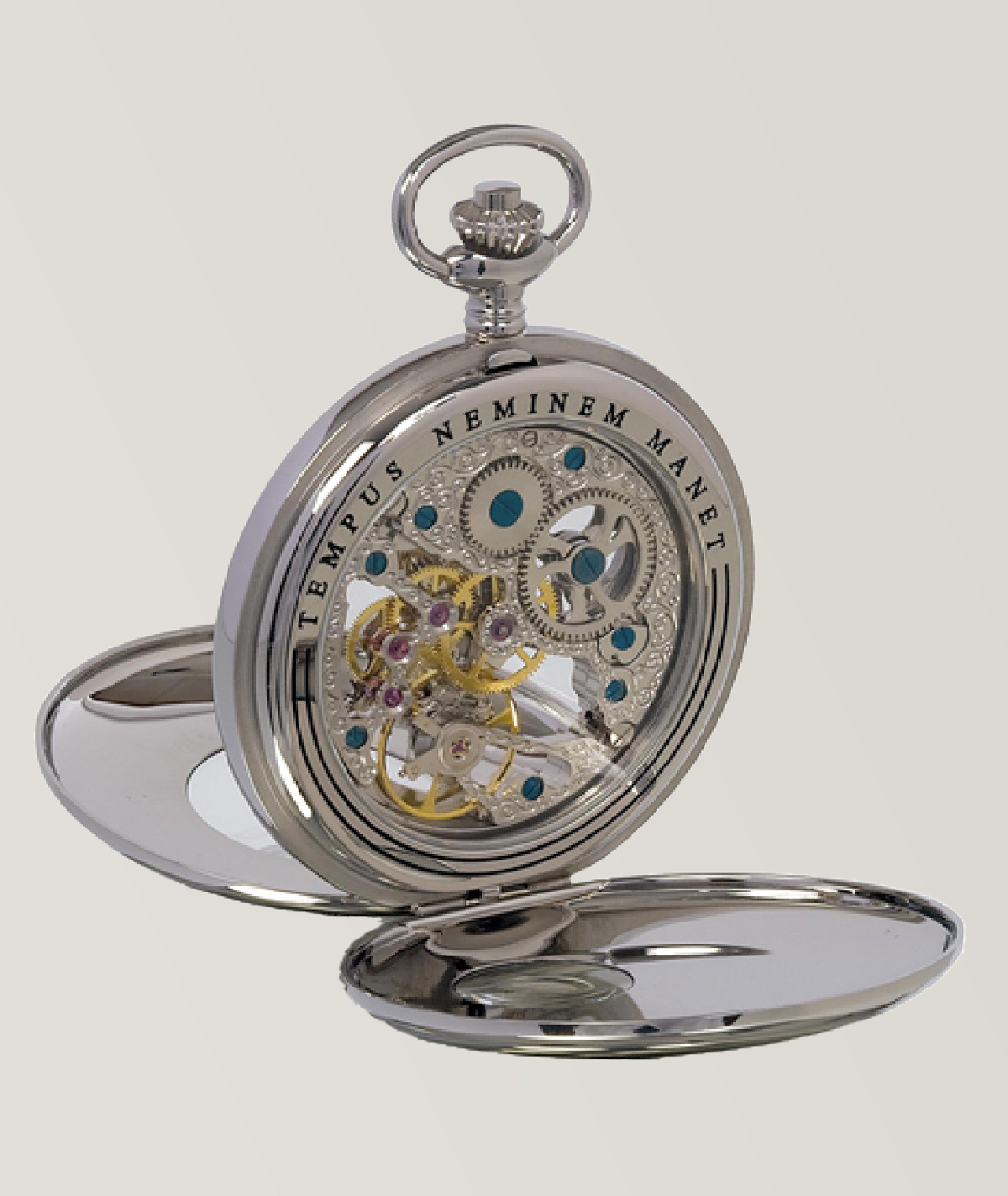 Mechanical Half Hunter Pocket Watch image 2