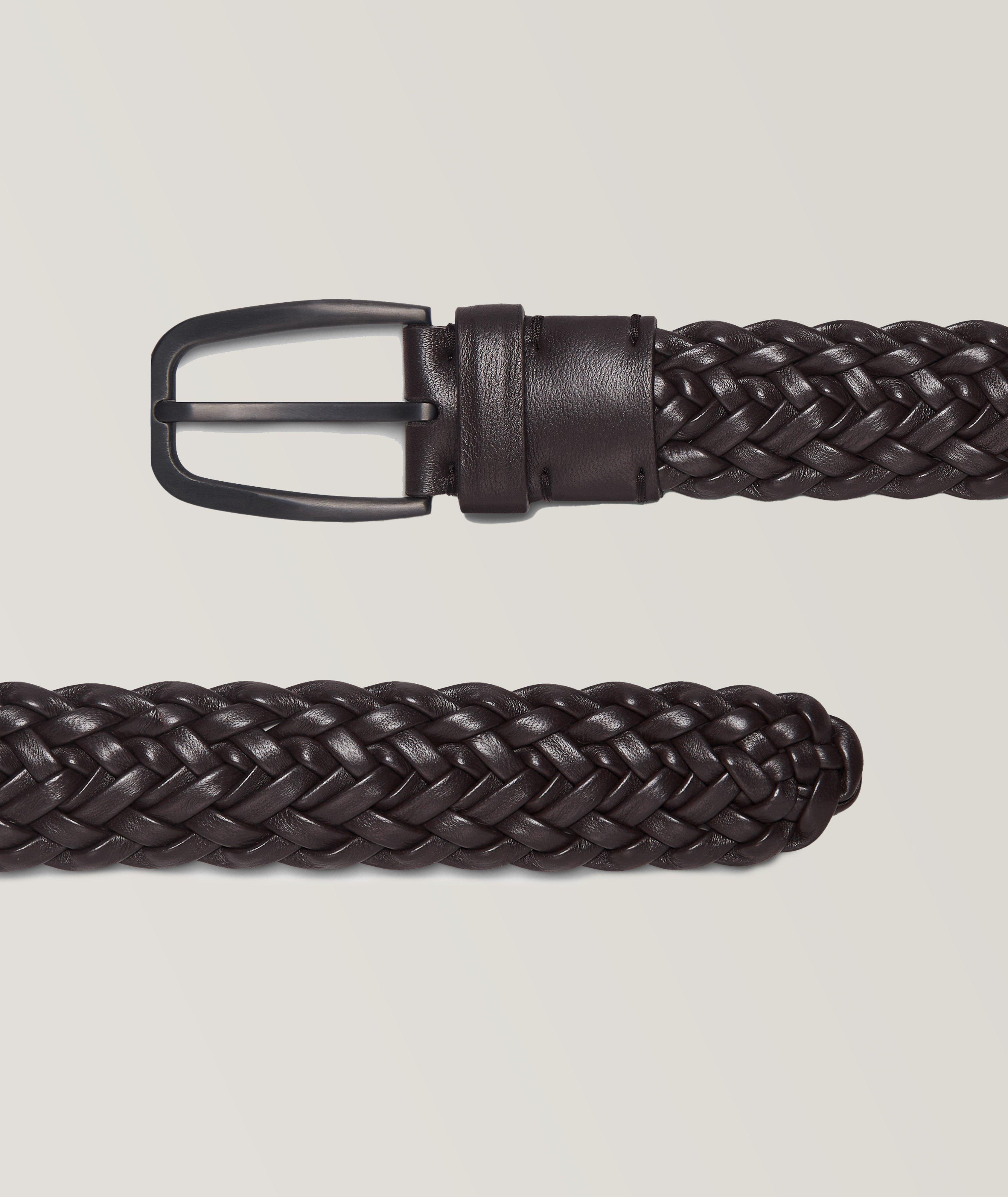 Braided Leather Belt image 1