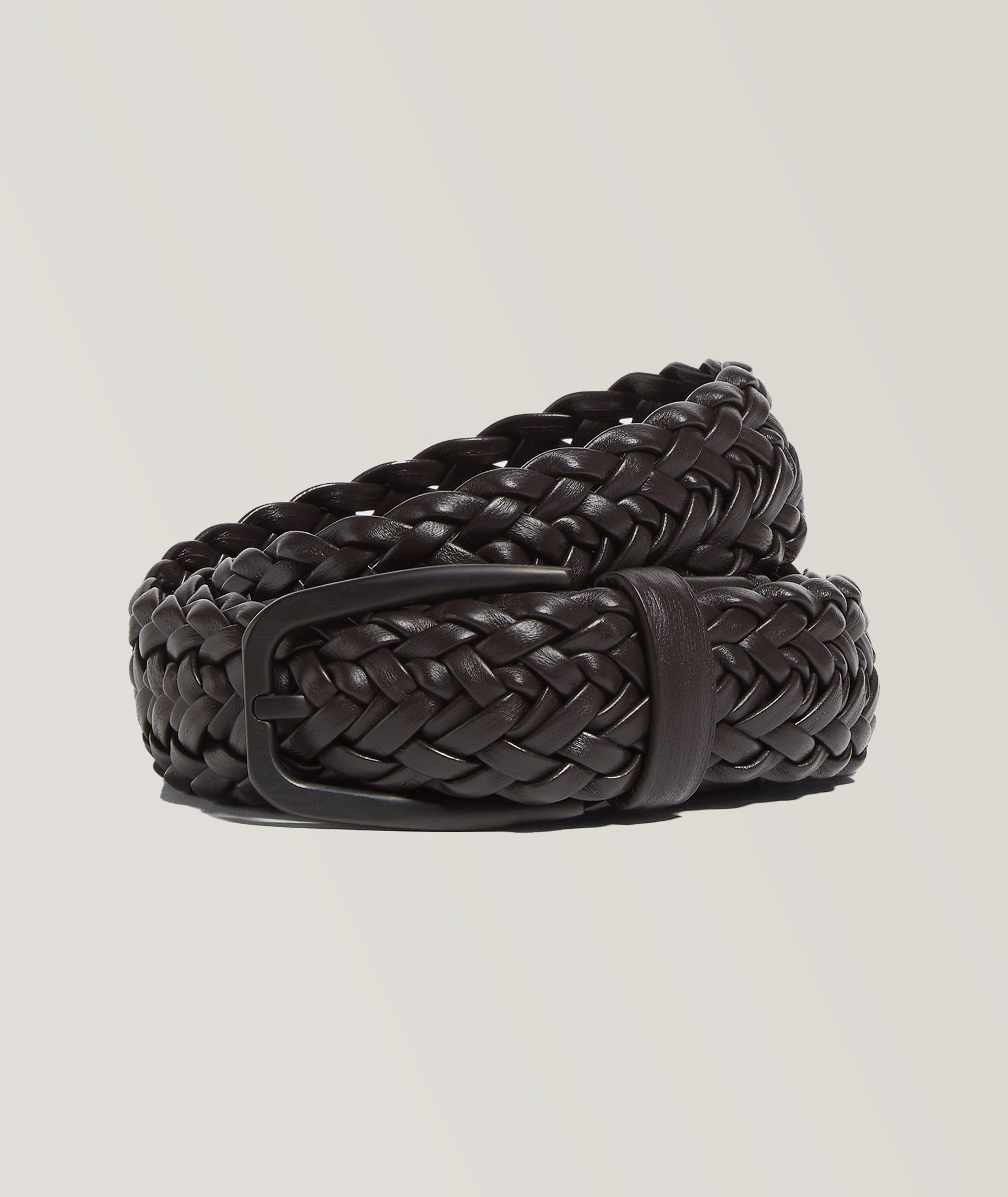 Braided Leather Belt image 0