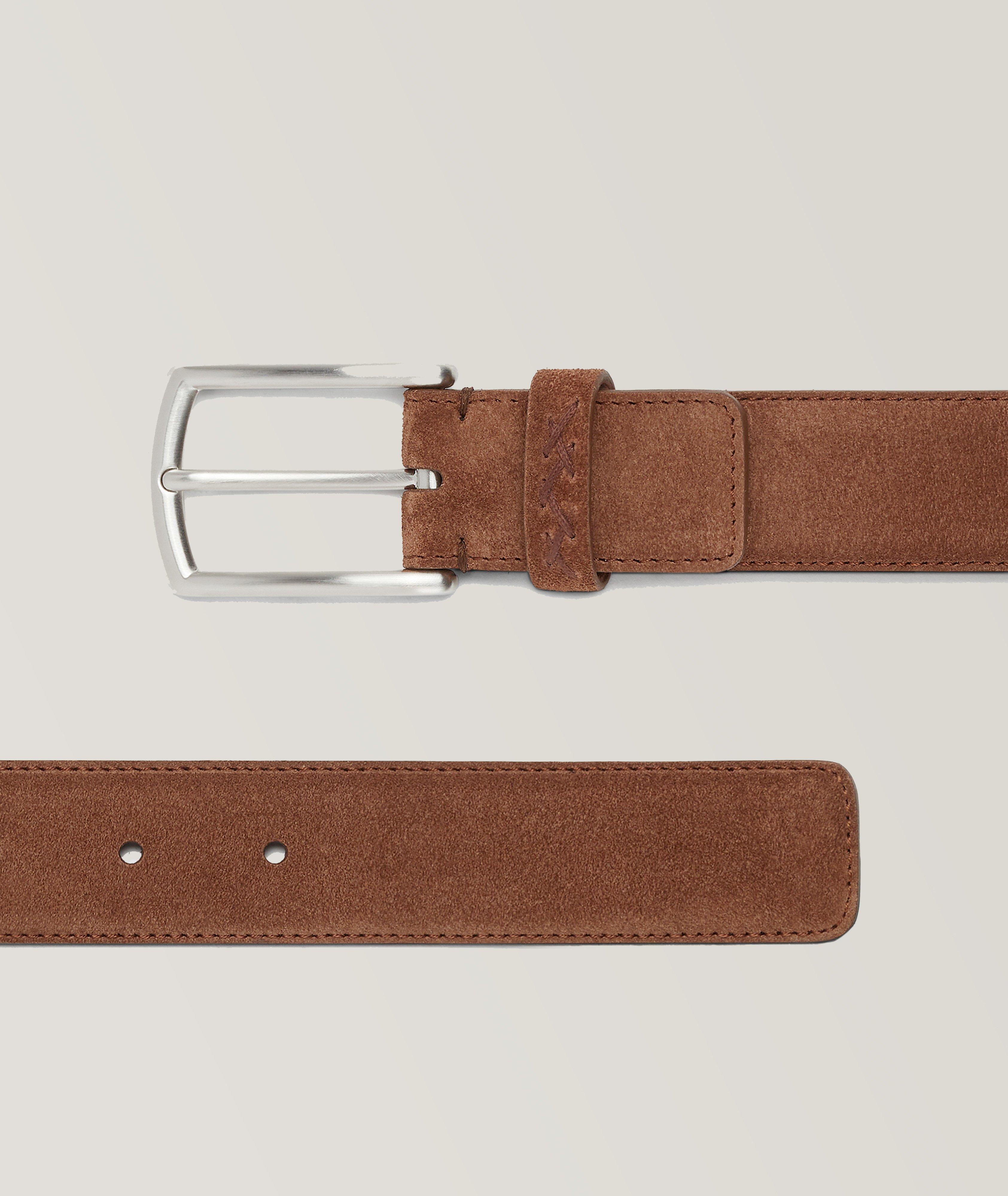 Triple Stitch Suede Belt image 1