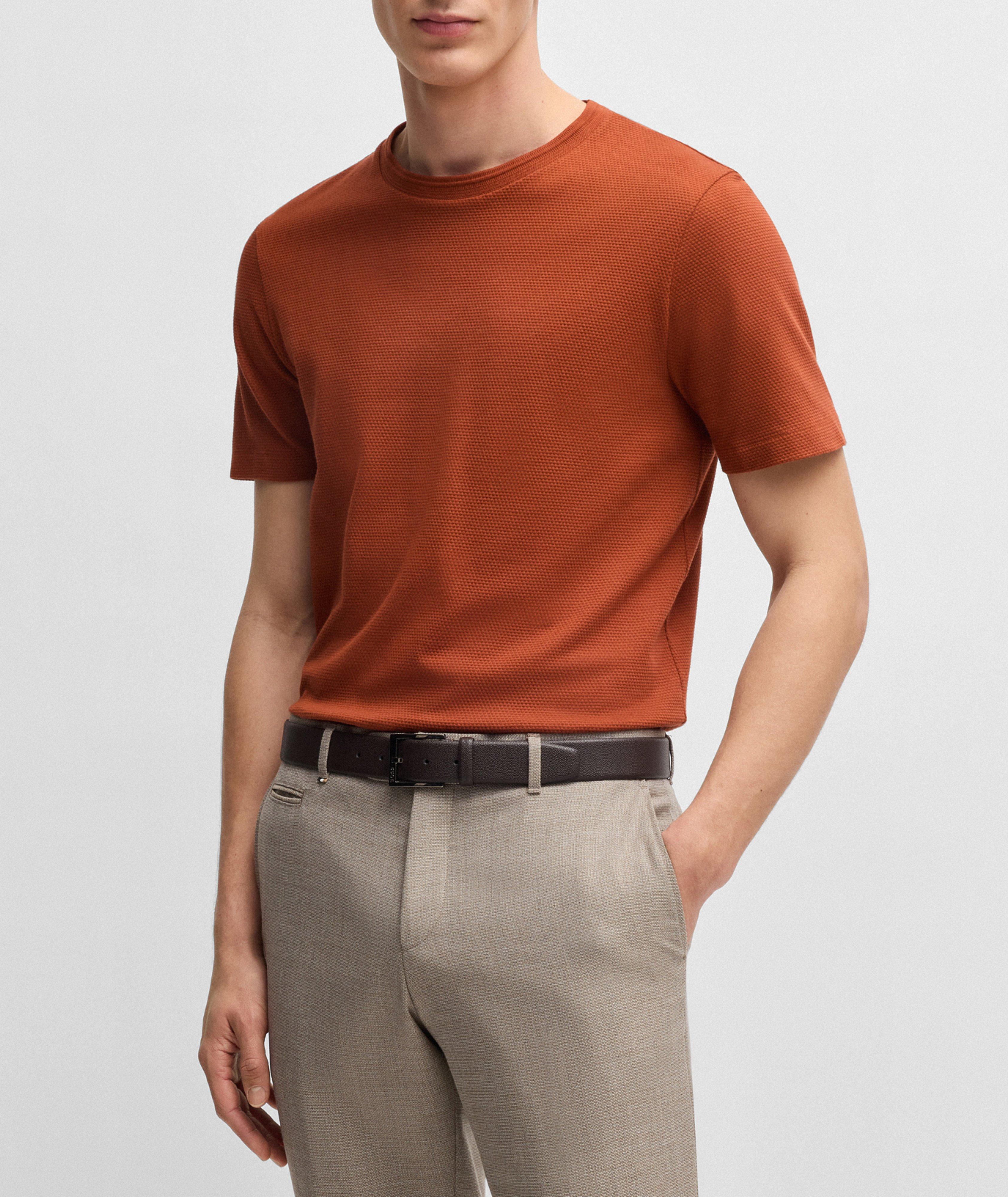 Tiburt Cotton-Blend Crewneck T-Shirt image 1