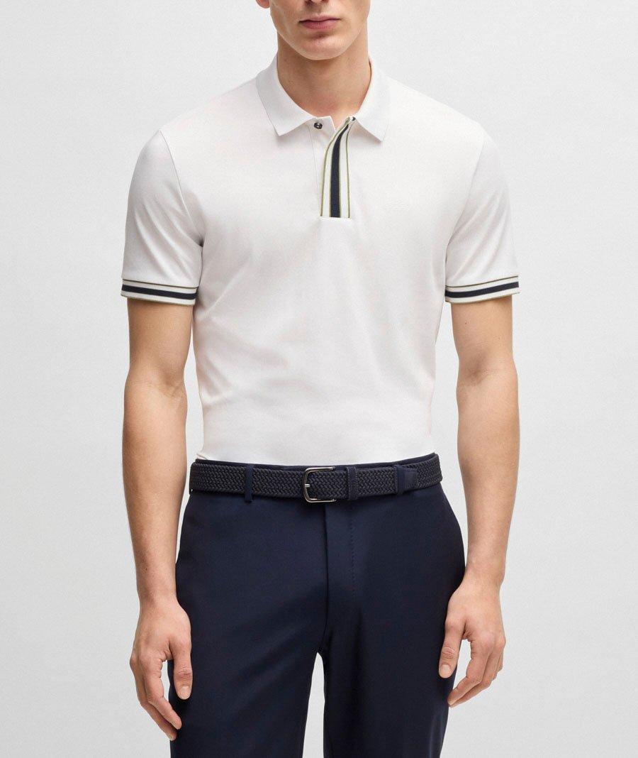 Parlay Contrast Trim Cotton Polo  image 1