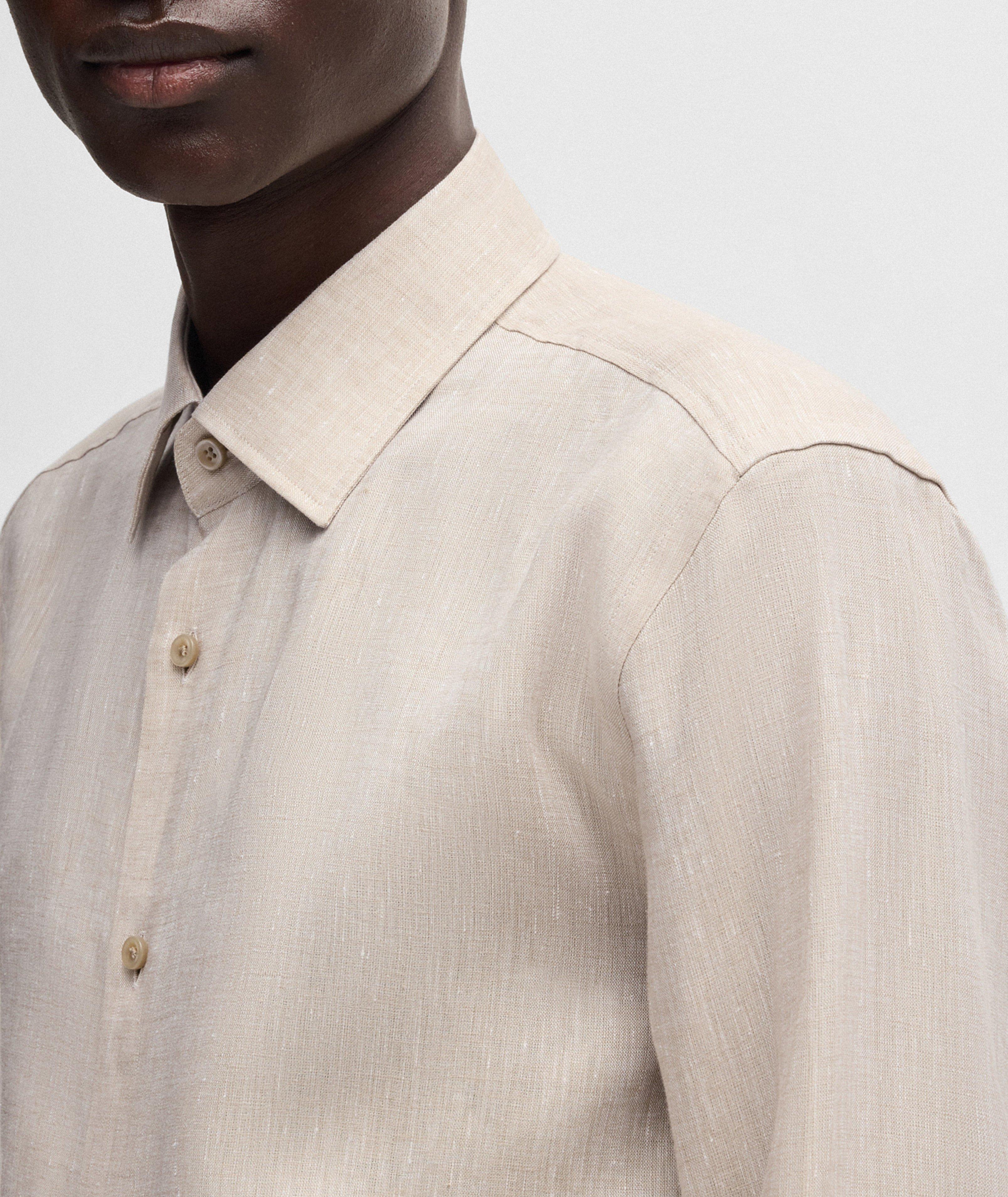 Hank Slim-Fit Linen Shirt  image 3