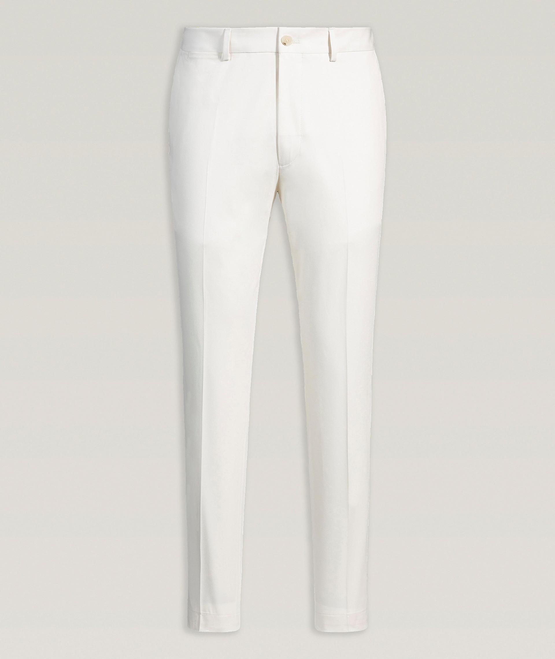Kaiton Stretch Cotton-Silk Pants  image 0
