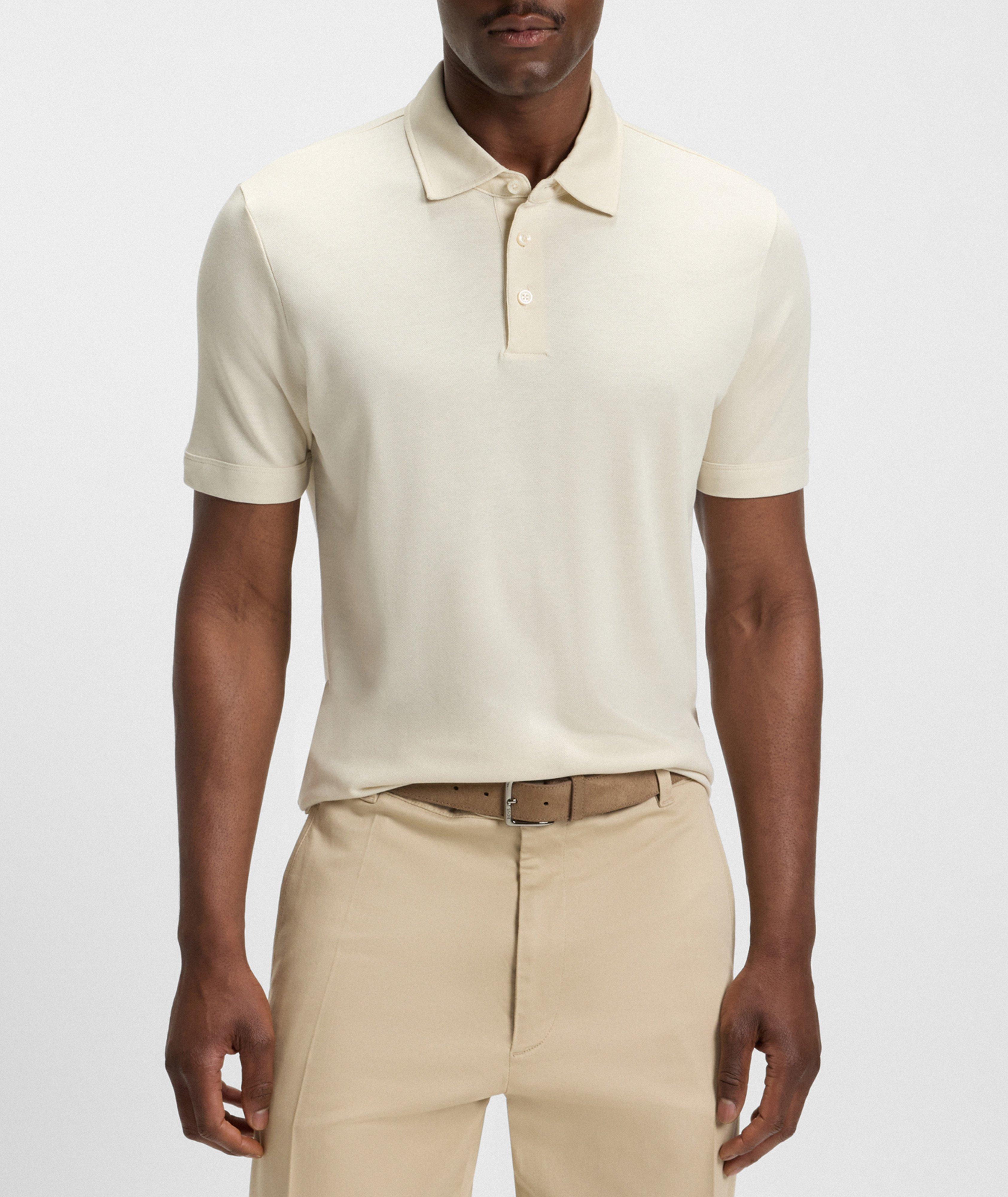 Lyocell-Cotton Piqué Polo image 1