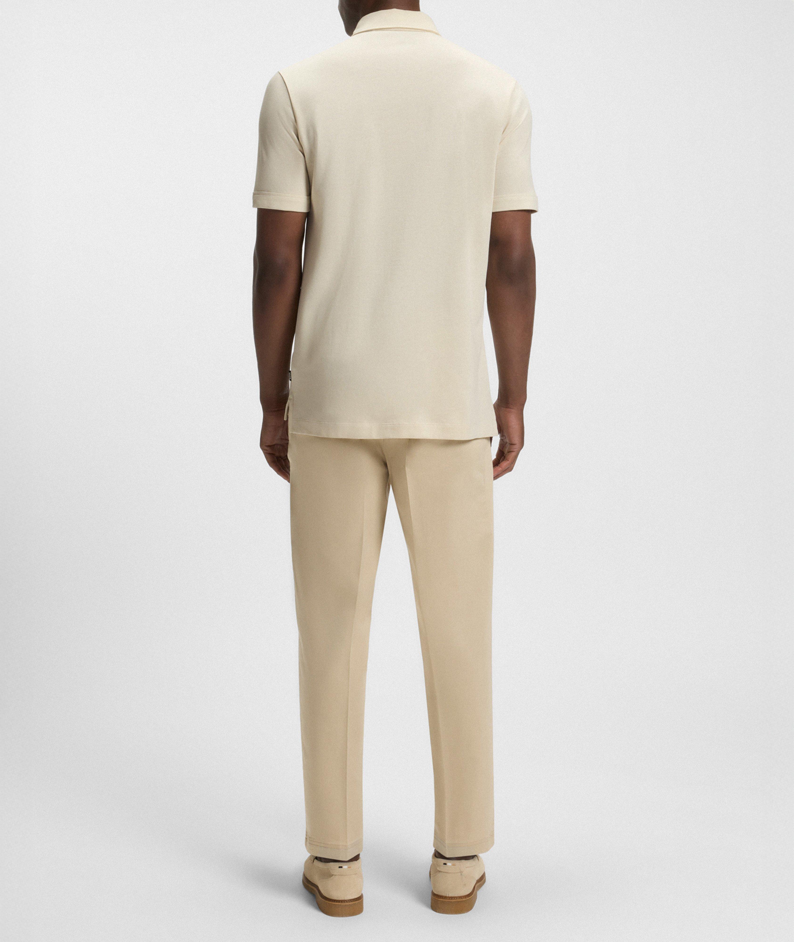 Lyocell-Cotton Piqué Polo image 2