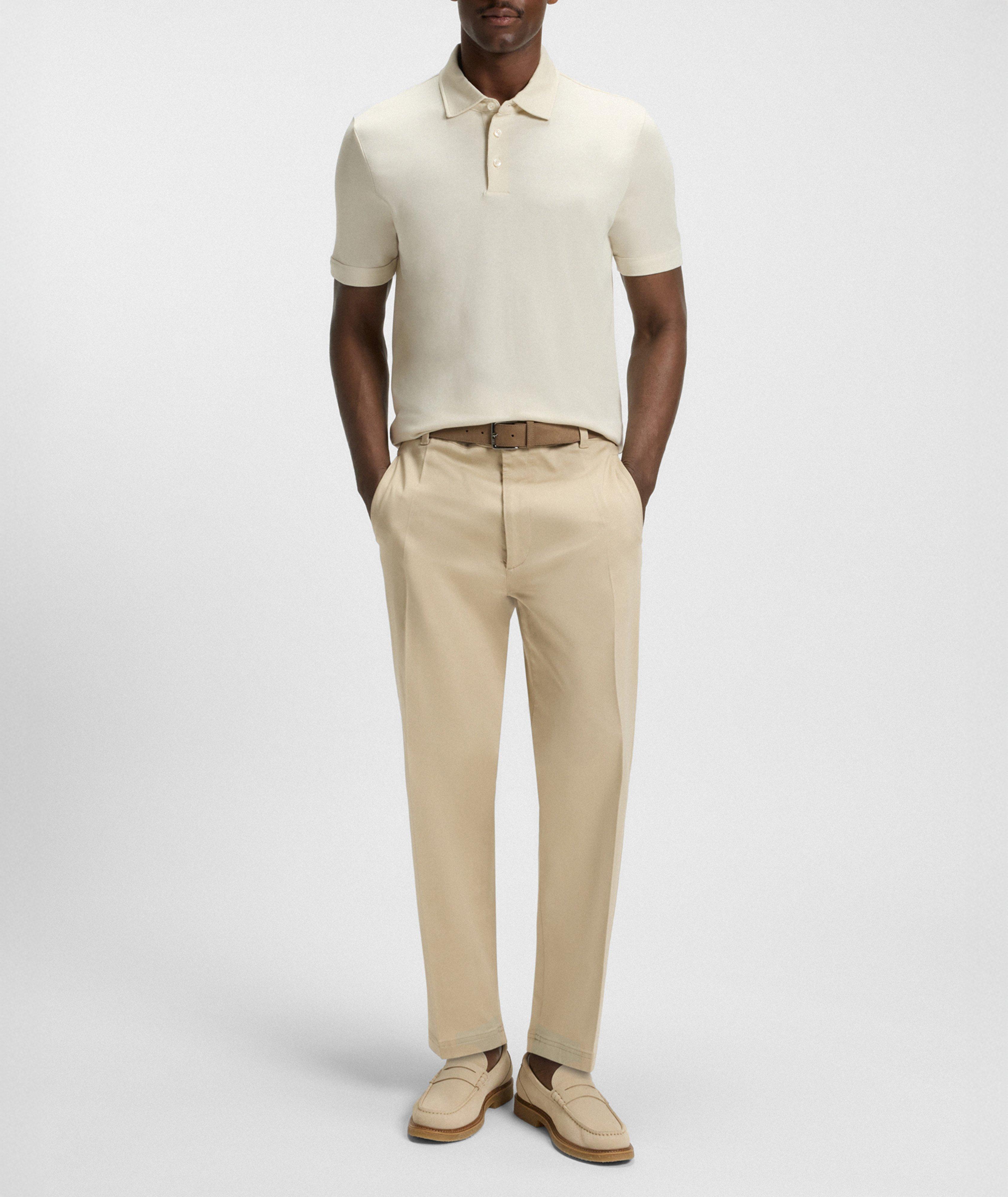 Lyocell-Cotton Piqué Polo image 4