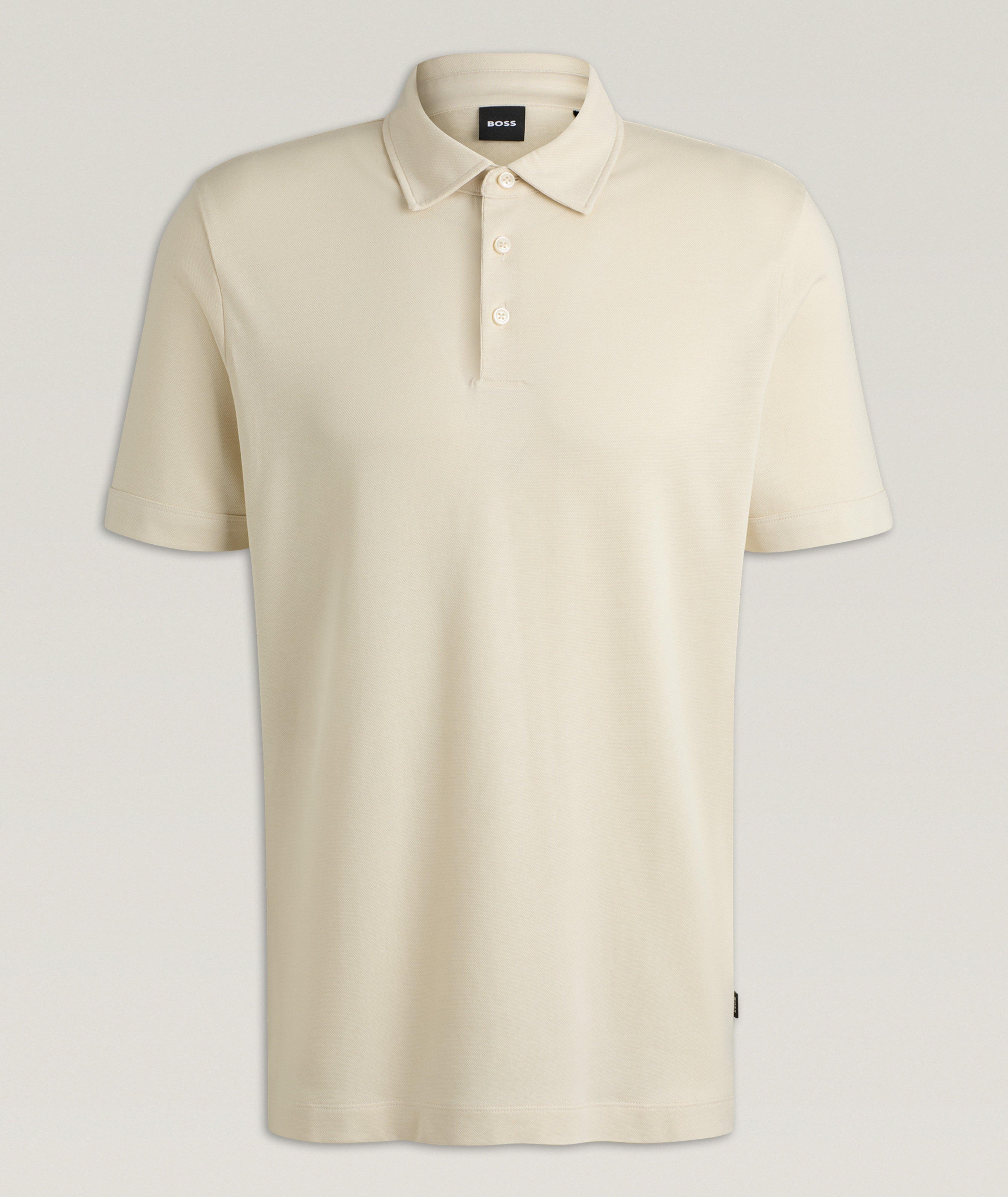 Lyocell-Cotton Piqué Polo image 0