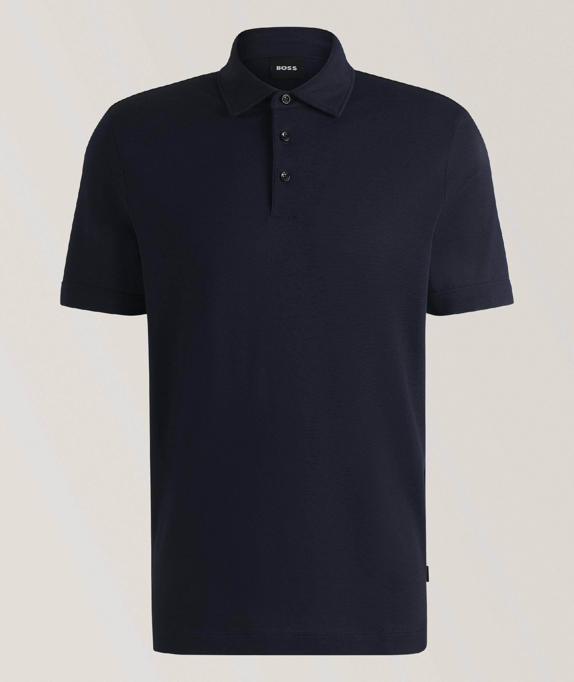 Penrose Slim-Fit Striped Collar Polo image 0