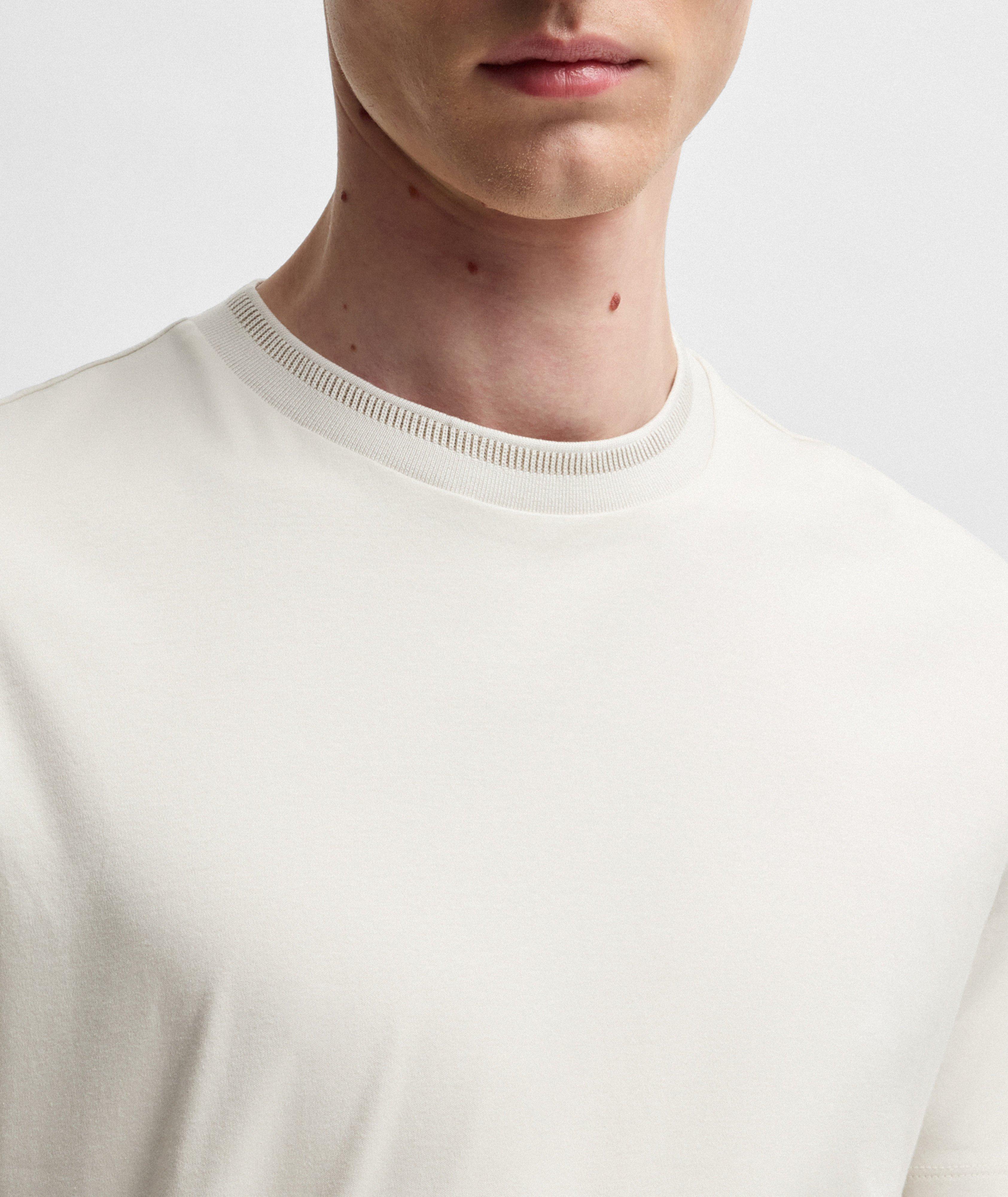 Tessler Slim-Fit Stripe Collar T-Shirt  image 3