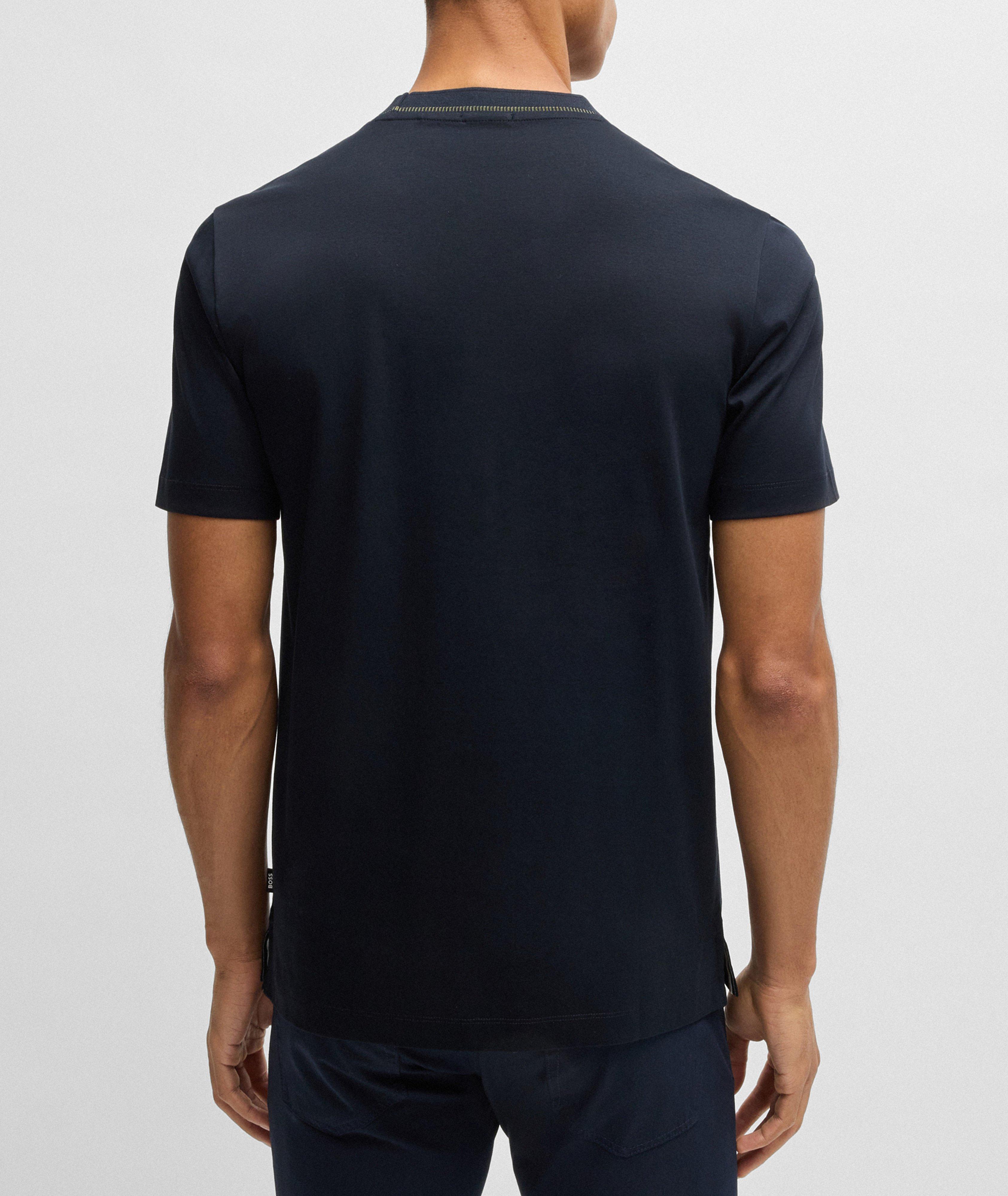 Tessler Slim-Fit Stripe Collar T-Shirt  image 2