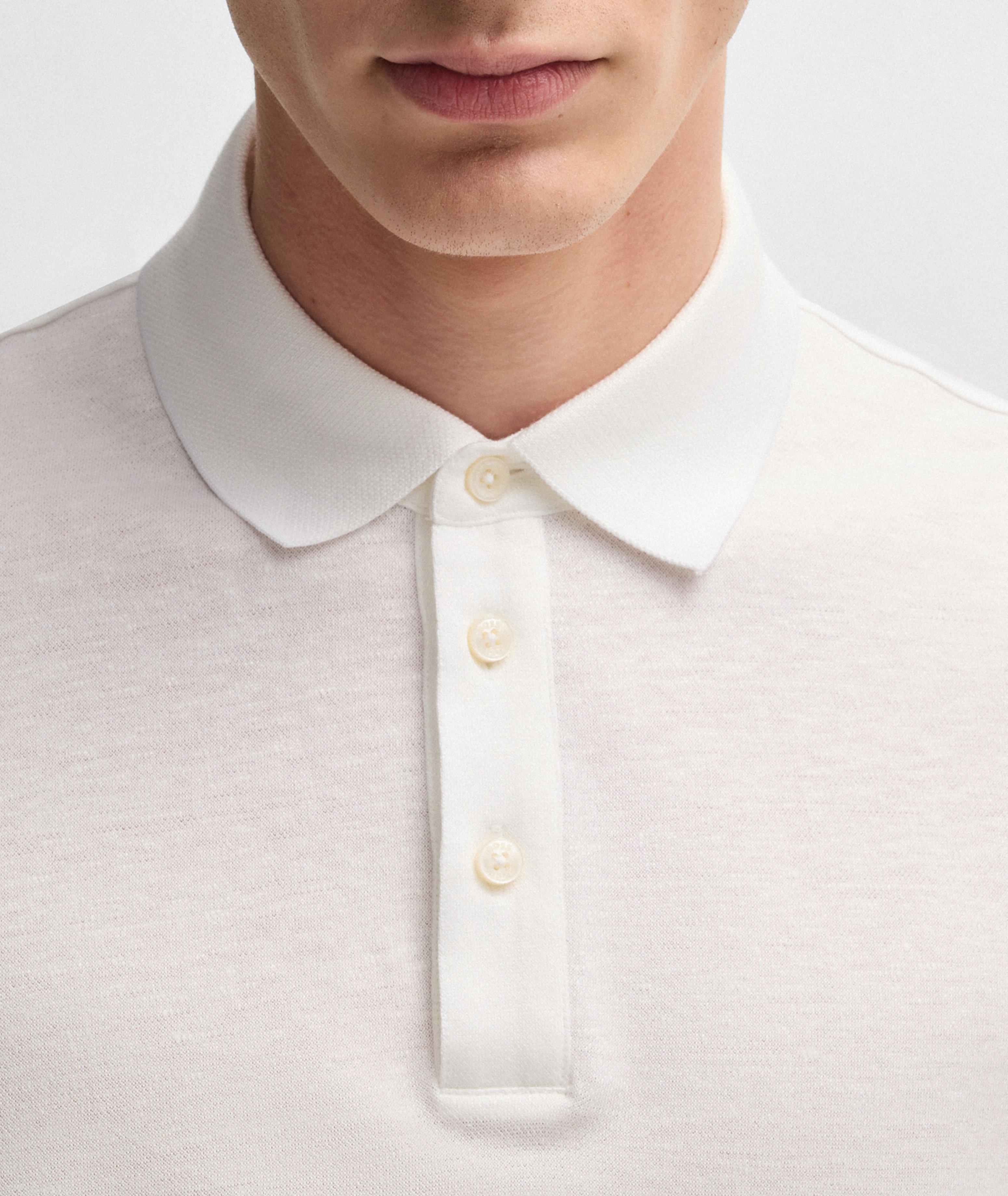 Press Cotton-Linen Polo  image 3