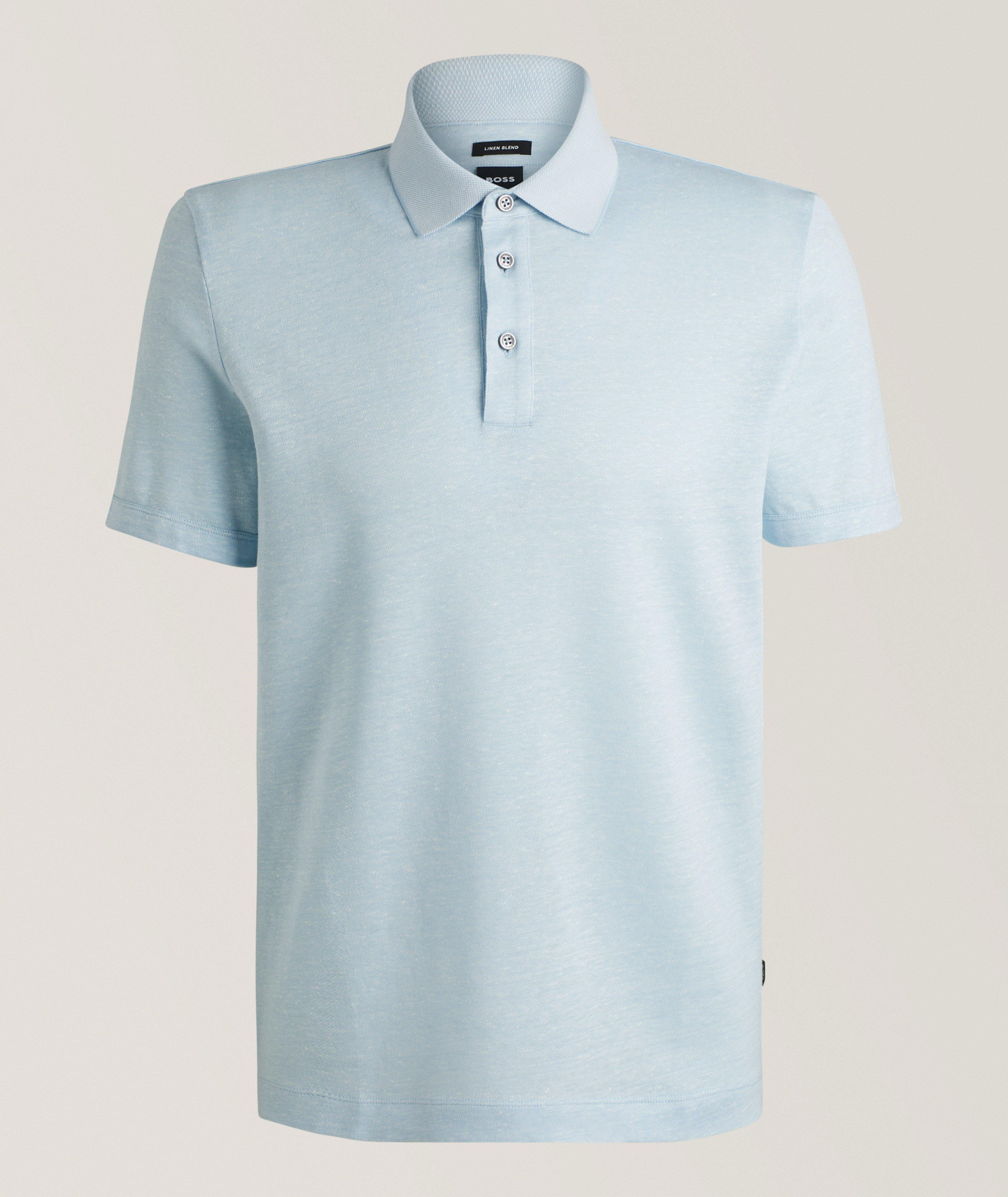 Polo en lin et en coton image 0