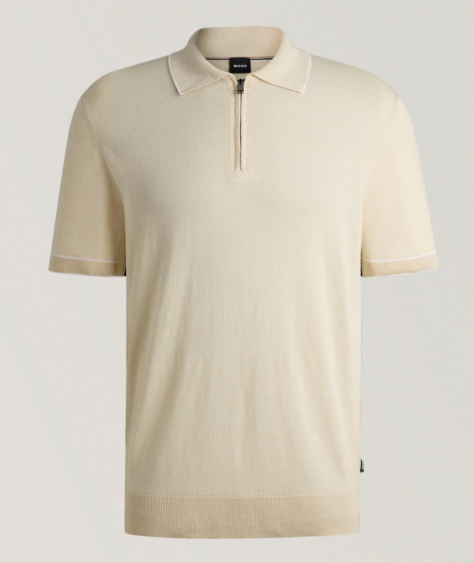 Polo Jiovanotto en mélange de lin image 0