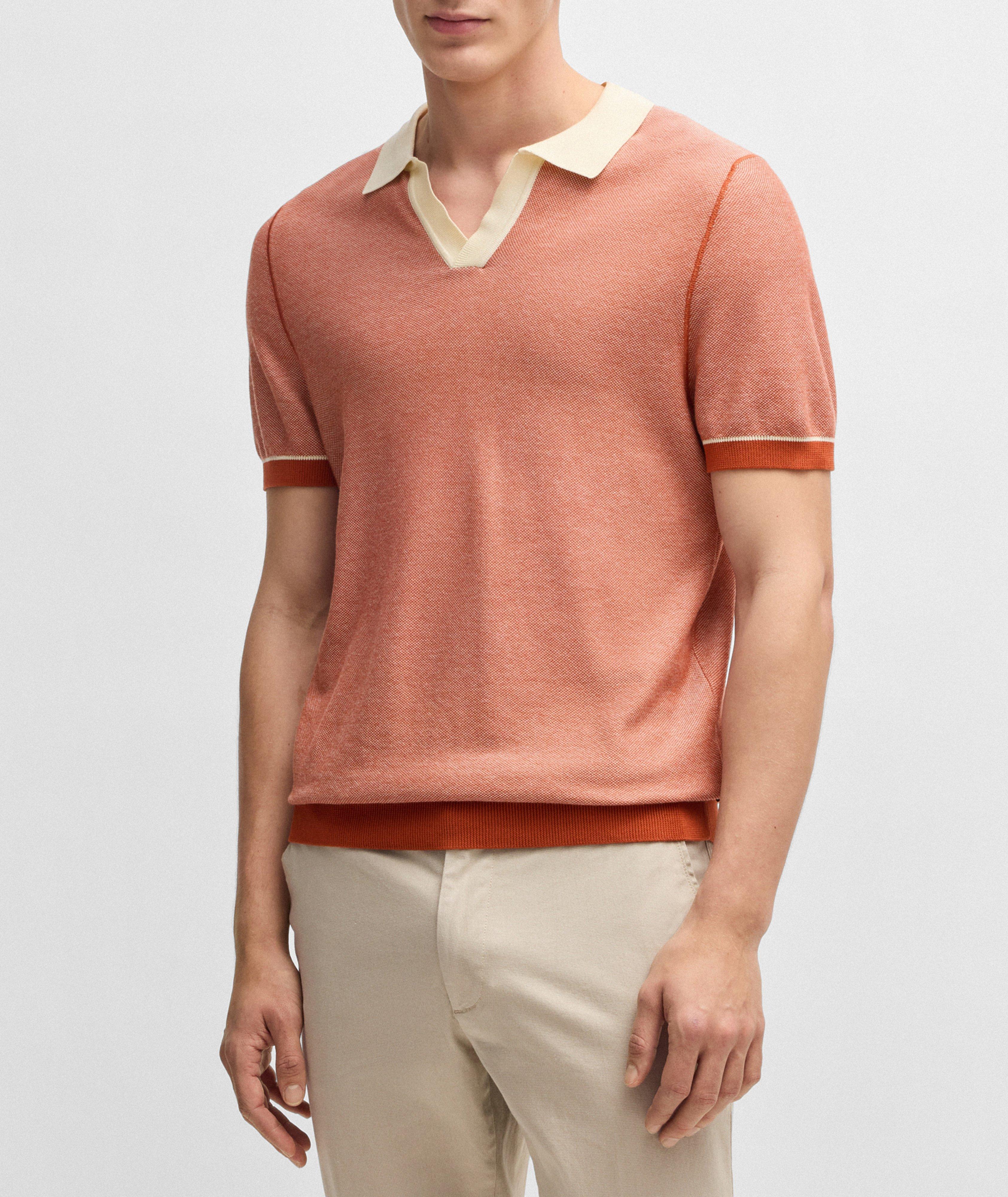 Jianluca Cotton-Blend Polo Sweater image 1