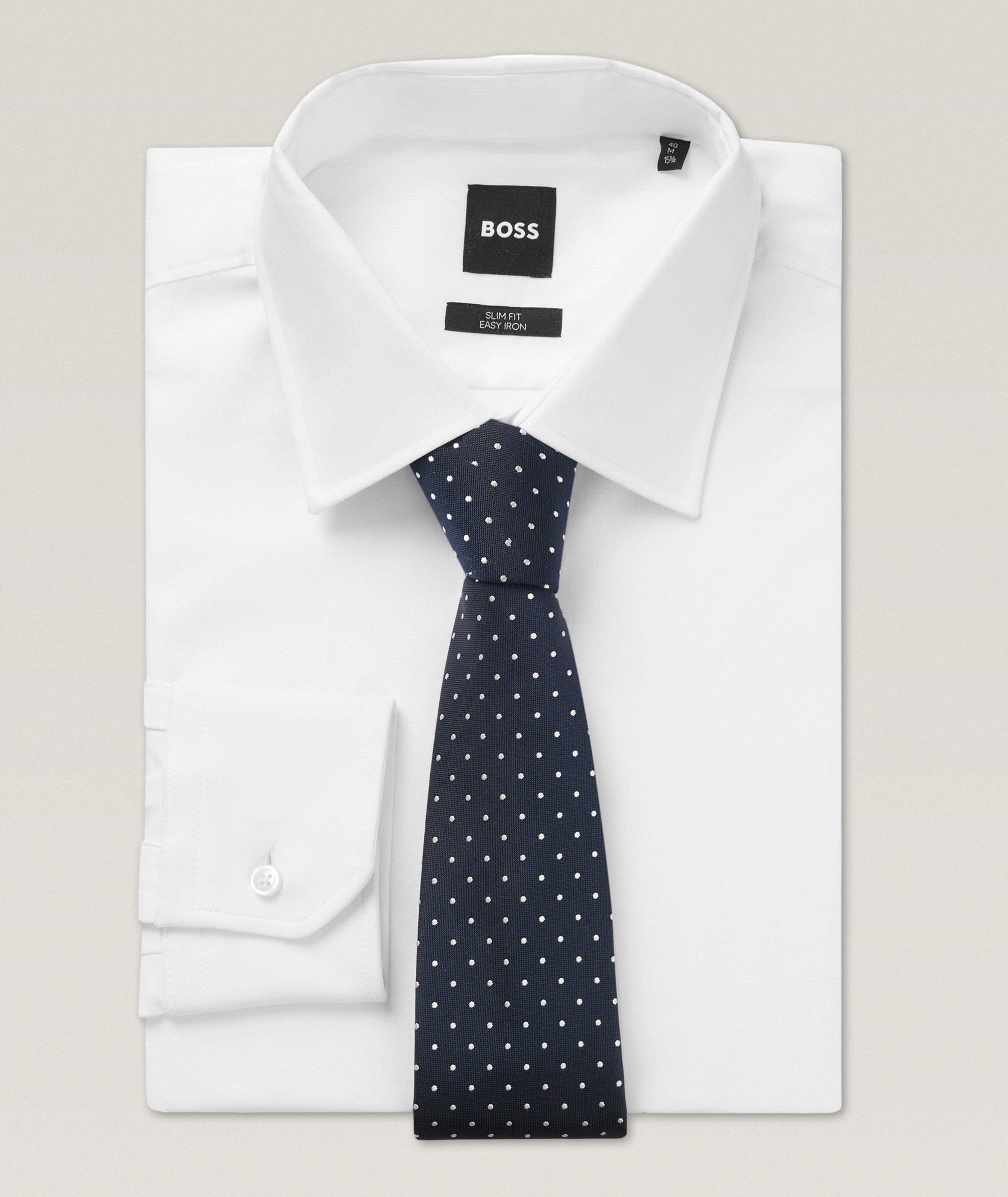 Polka Dot Silk-Blend Tie image 2