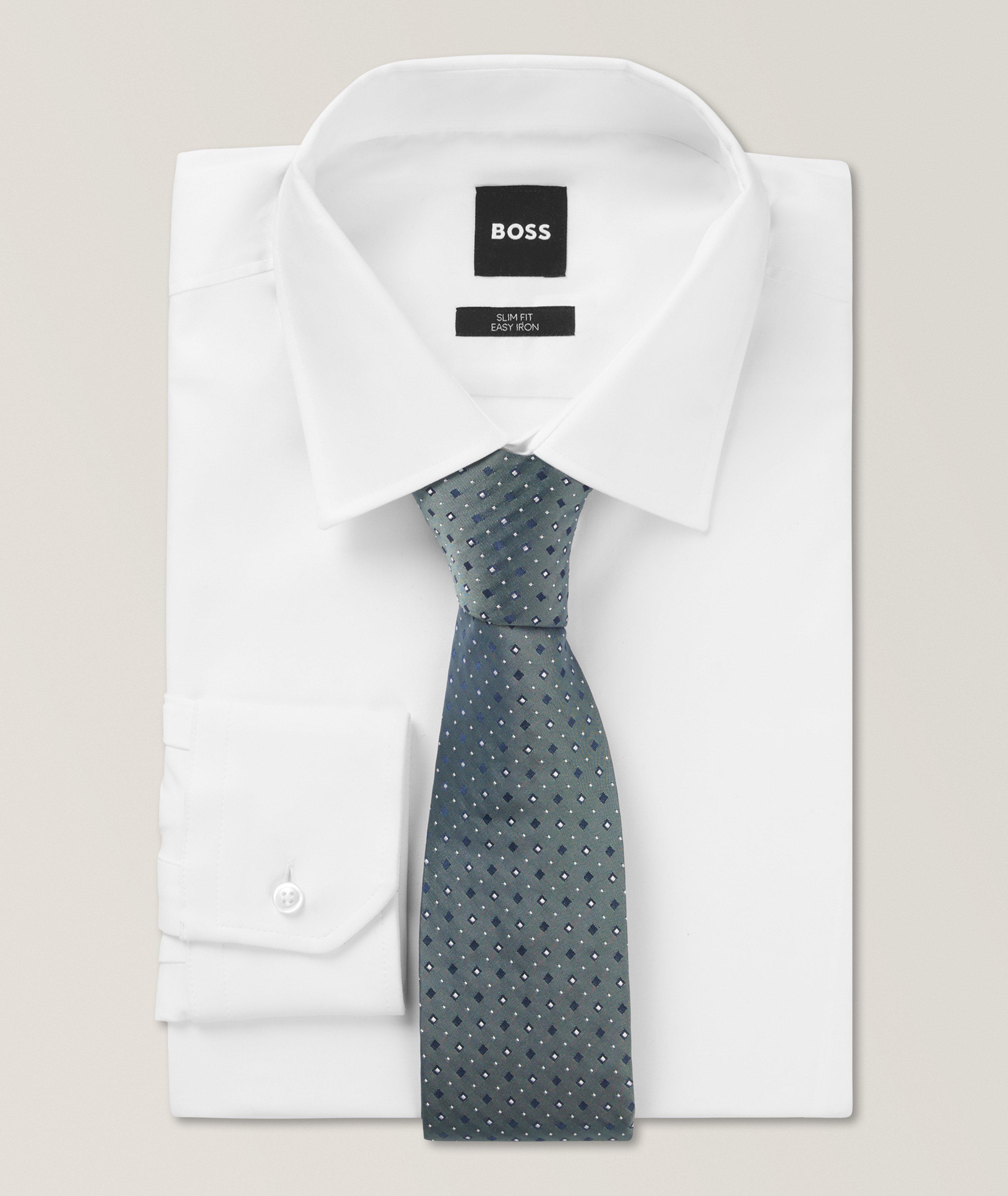 Micro-Diamond Silk-Blend Tie  image 2