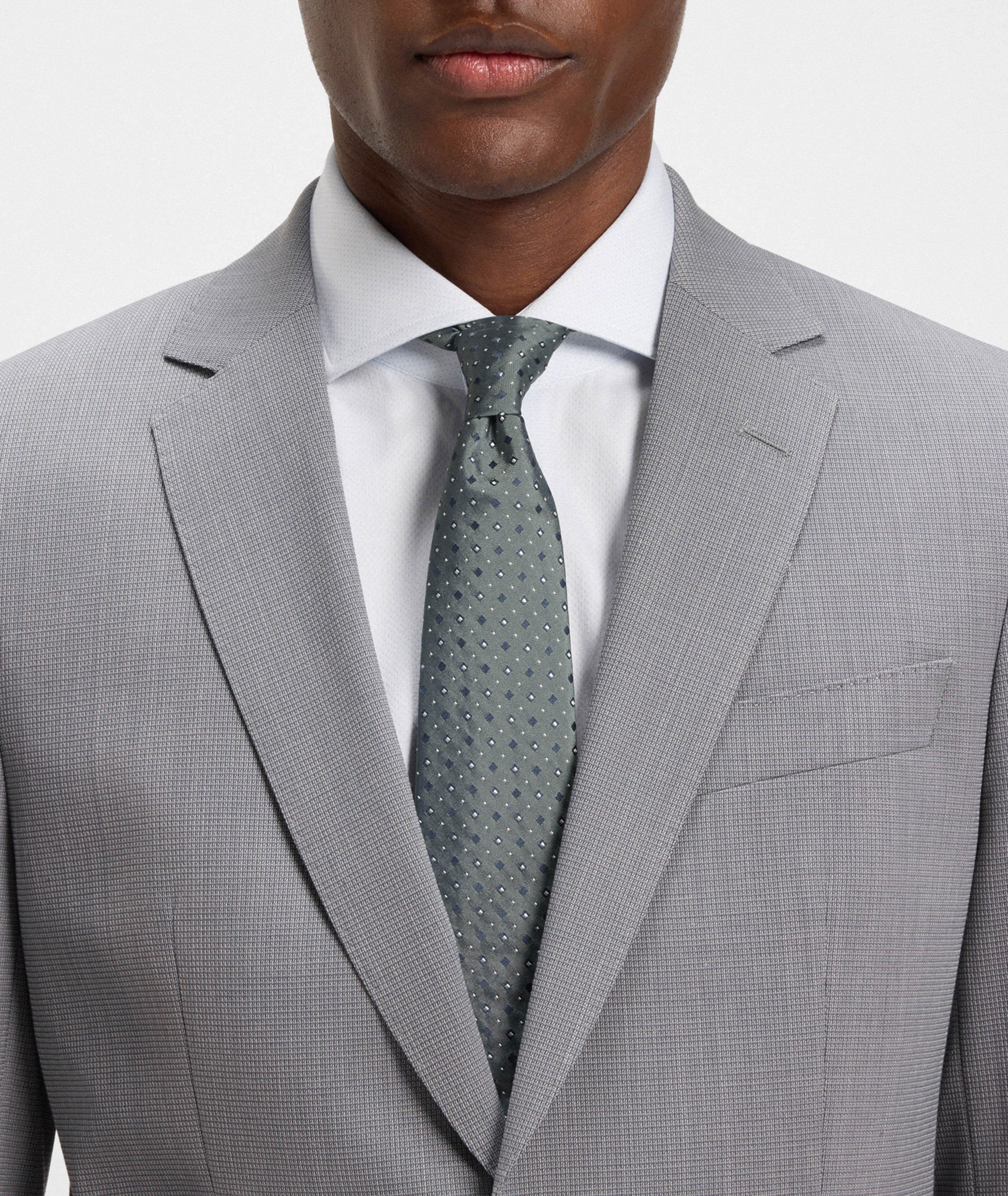 Micro-Diamond Silk-Blend Tie  image 3